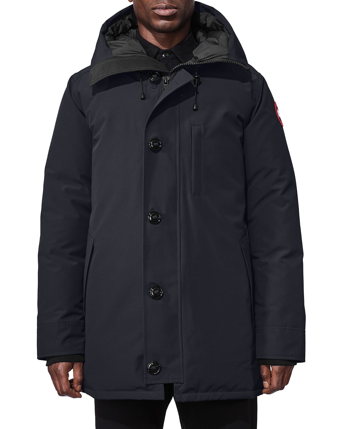 Canada Goose Men's Chateau Hooded Parka In Navy