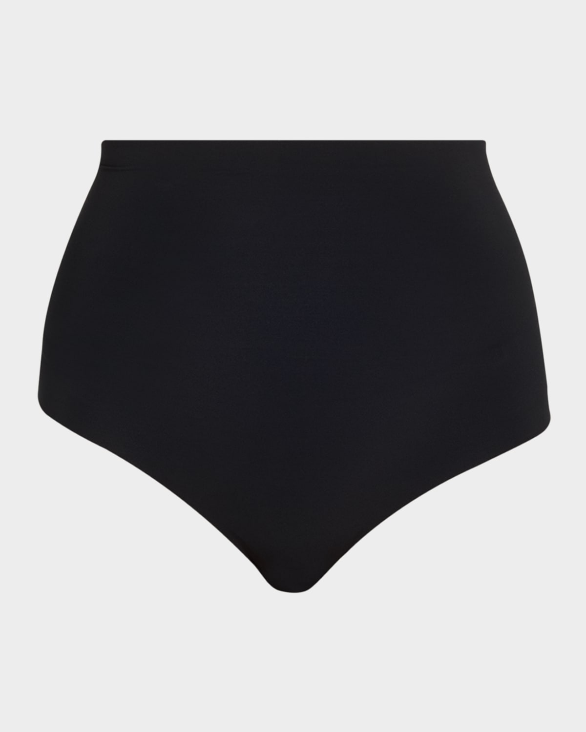 Commando High-waist Control Thong In Black