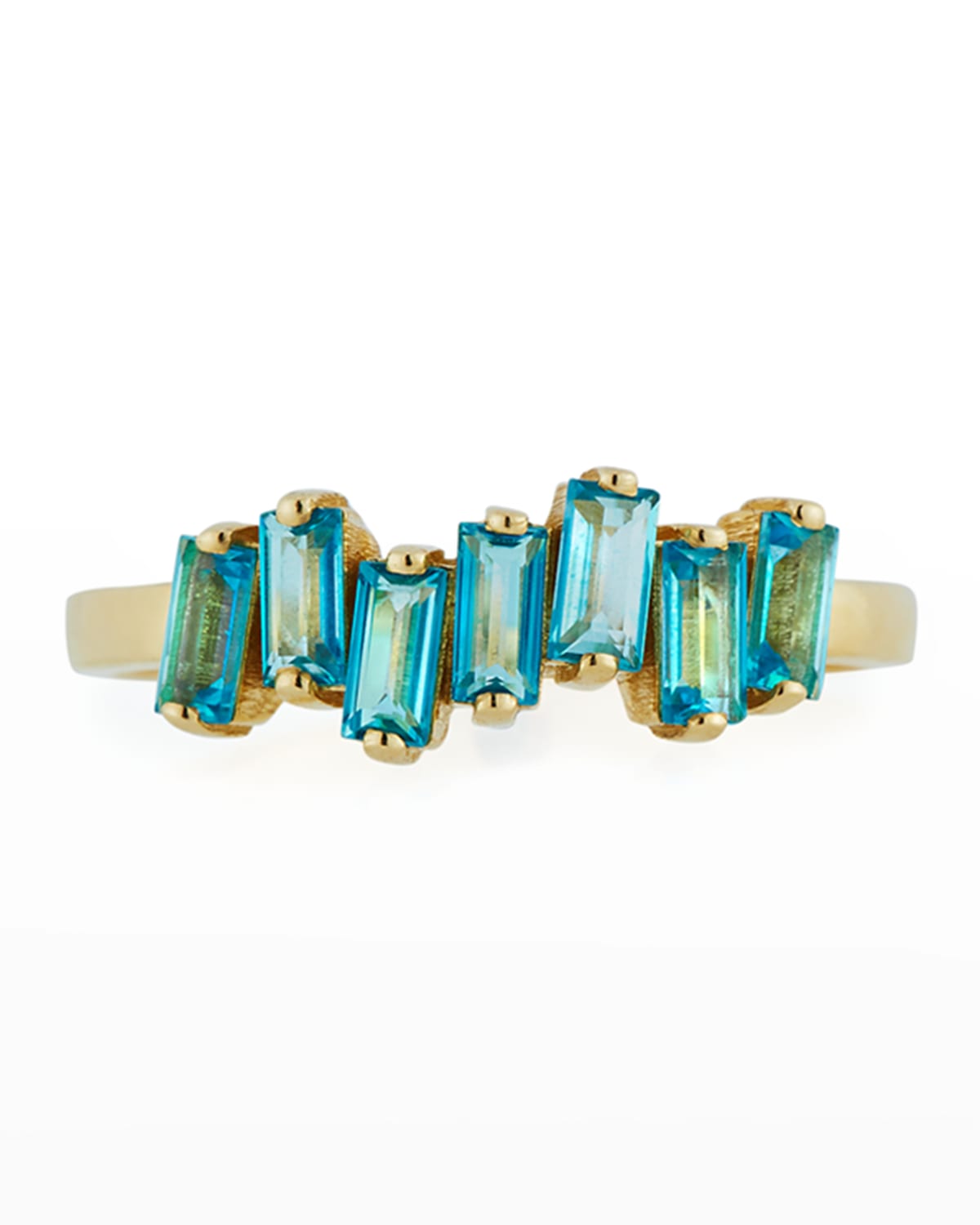 14k Gold Amalfi Wave Band Ring