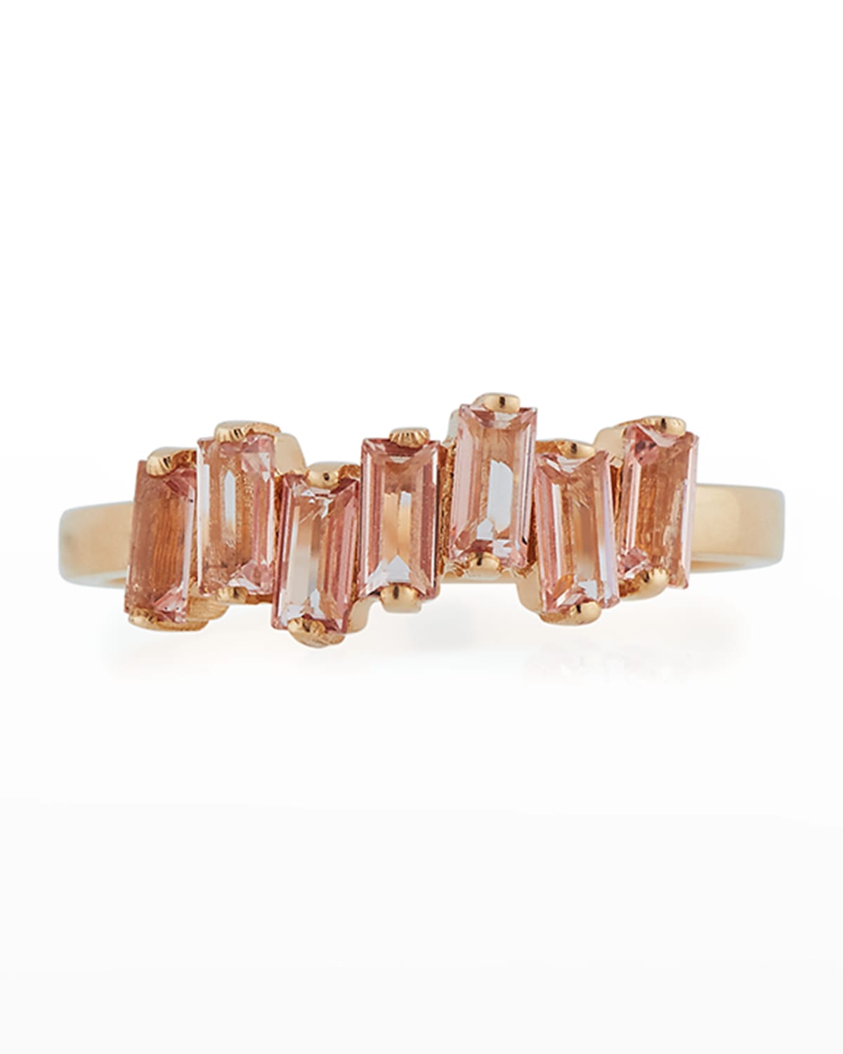 14k Rose Amalfi Wave Band Ring