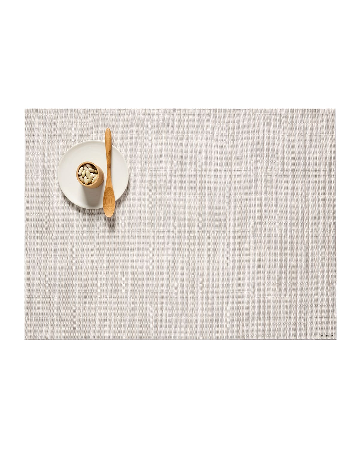 Shop Chilewich Bamboo Placemat, 14" X 19" In Coconut