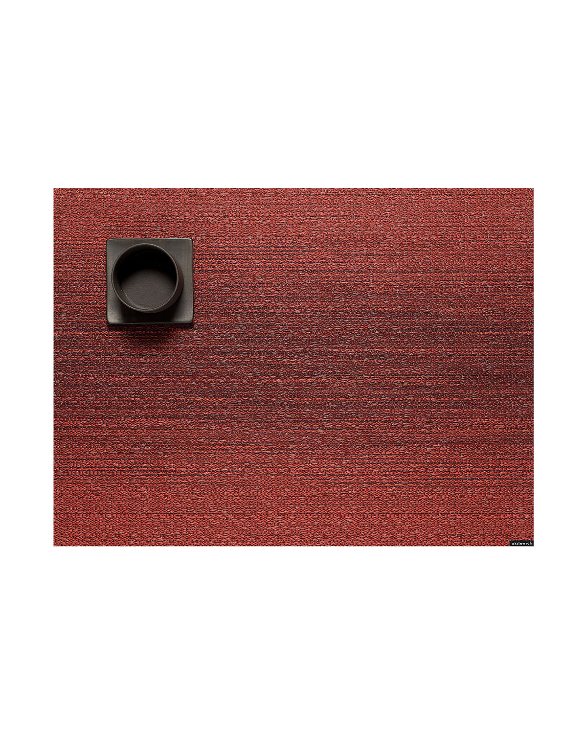 Chilewich Ombre Placemat, 14" X 19" In Ruby