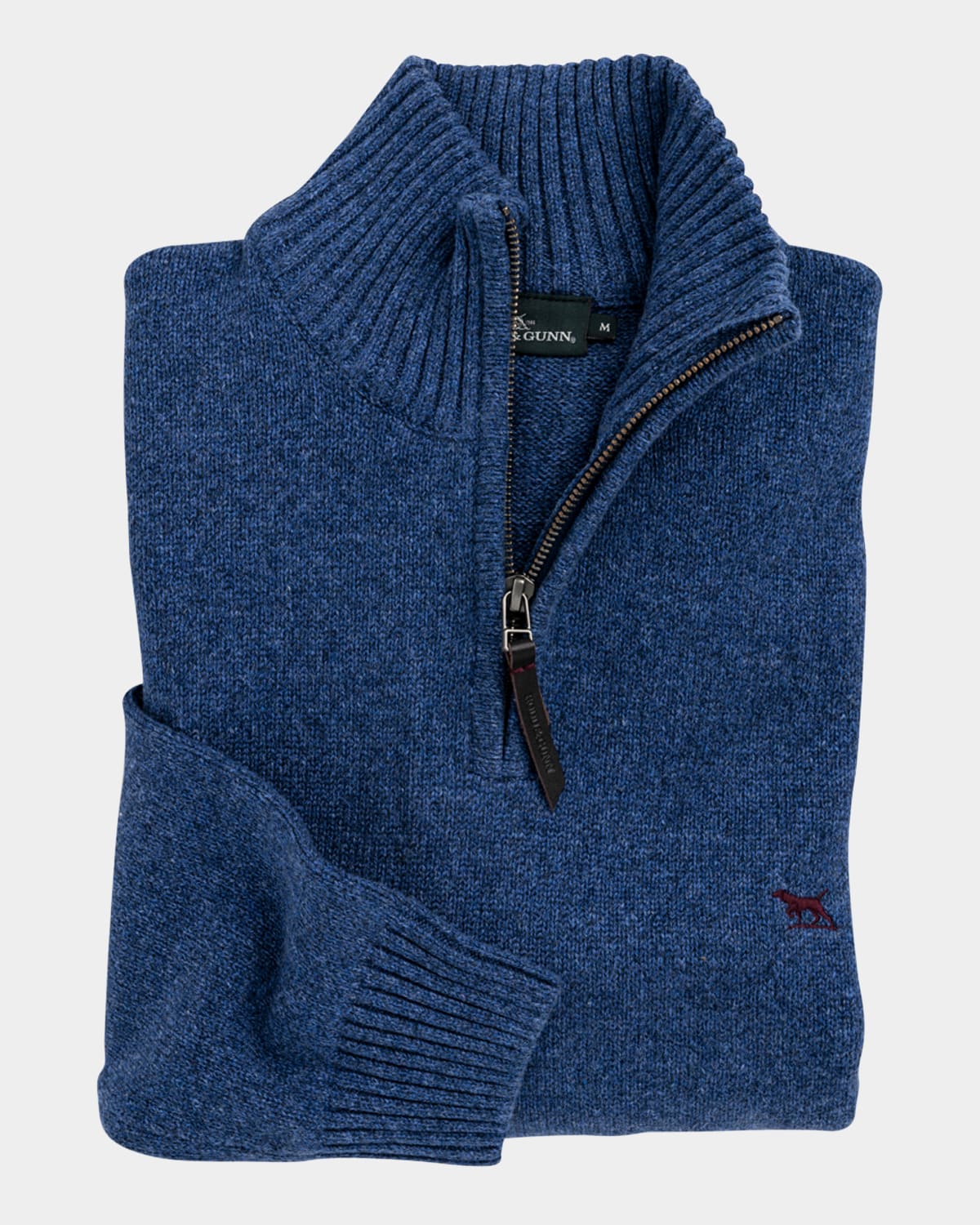 Rodd & Gunn Rodd And Gunn Merrick Bay Quarter-zip Sweater In Denim