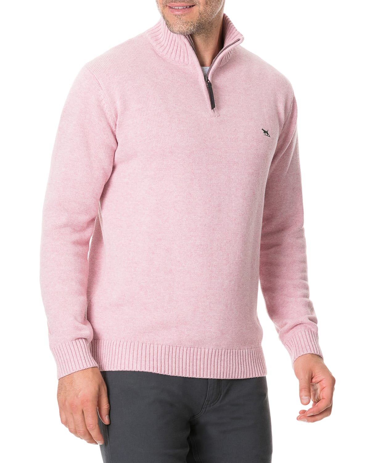 RODD & GUNN MEN'S MERRICK BAY HALF-ZIP COTTON SWEATER