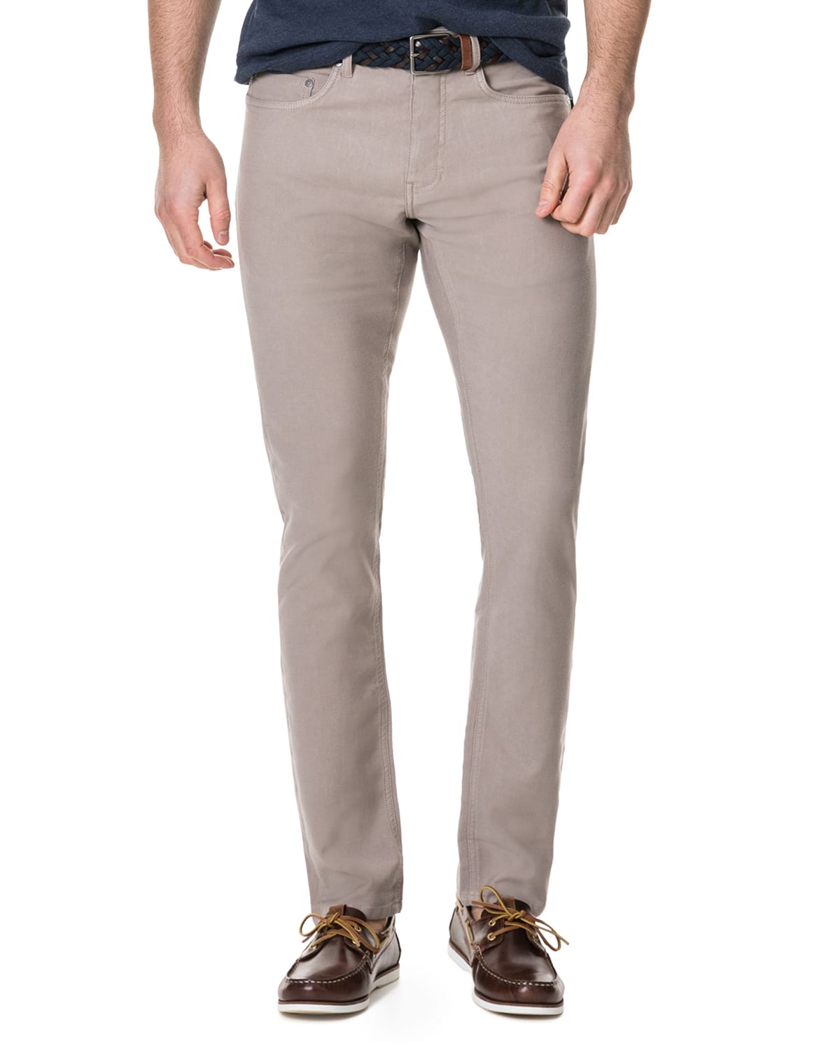 Rodd & Gunn Men Motion Straight Jean In Light Sable In Brown
