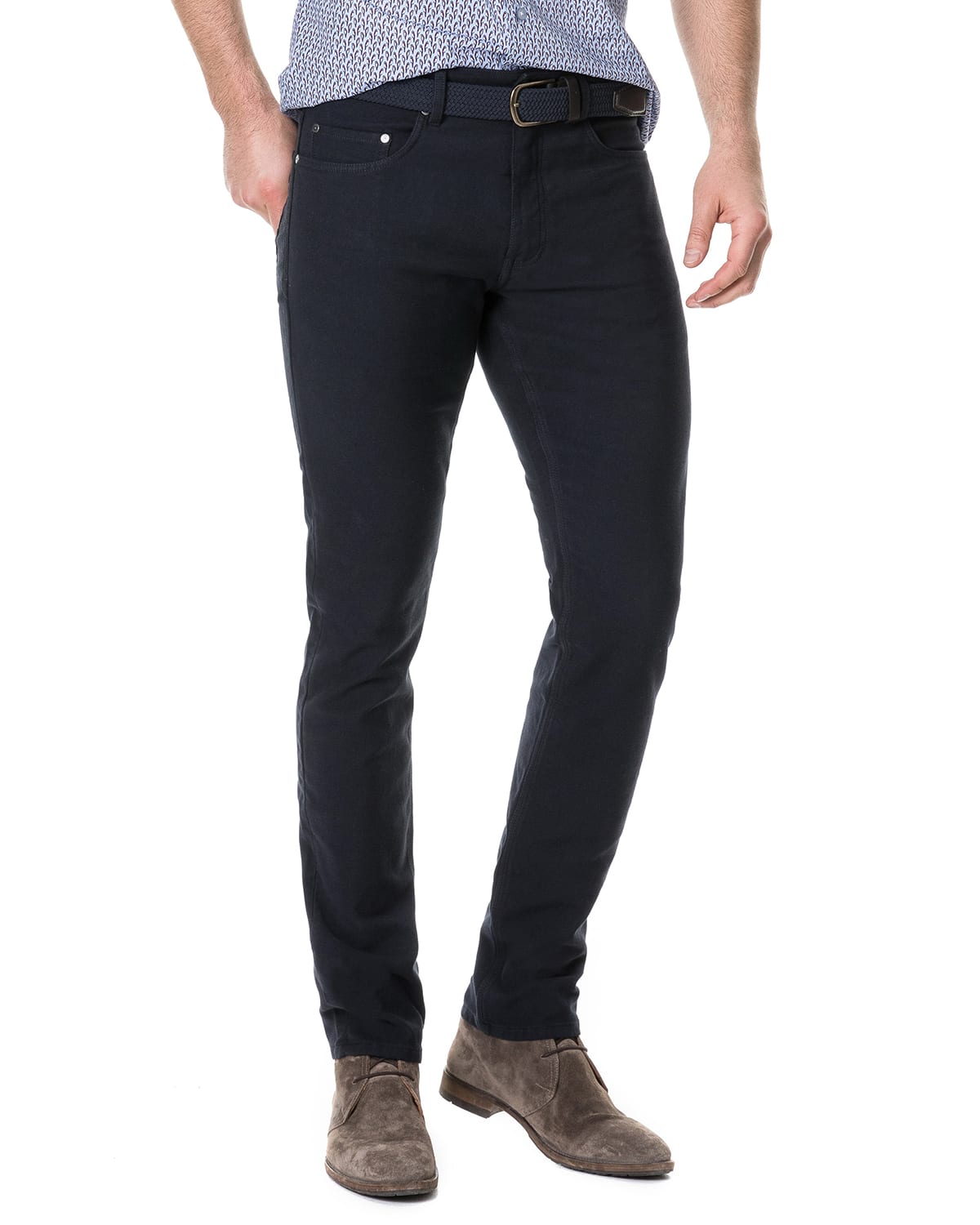 Shop Rodd & Gunn Men's Motion Straight-leg Jeans In Navy