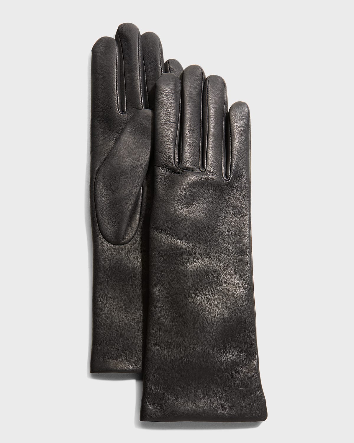 AGNELLE CLASSIC LAMBSKIN LEATHER GLOVES