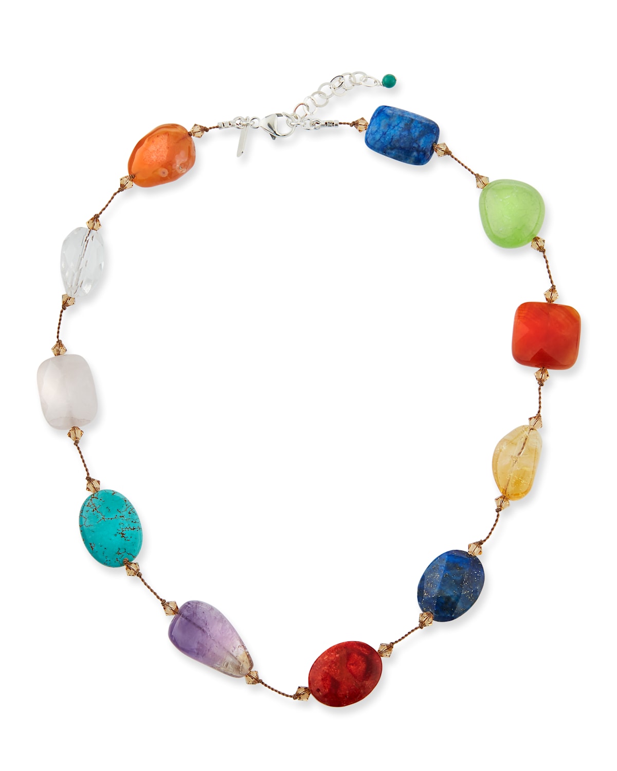Crystal & Multi-Stone Necklace