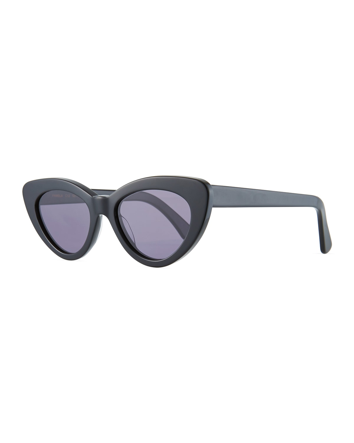 Illesteva Pamela Two-tone Cat-eye Sunglasses In Black