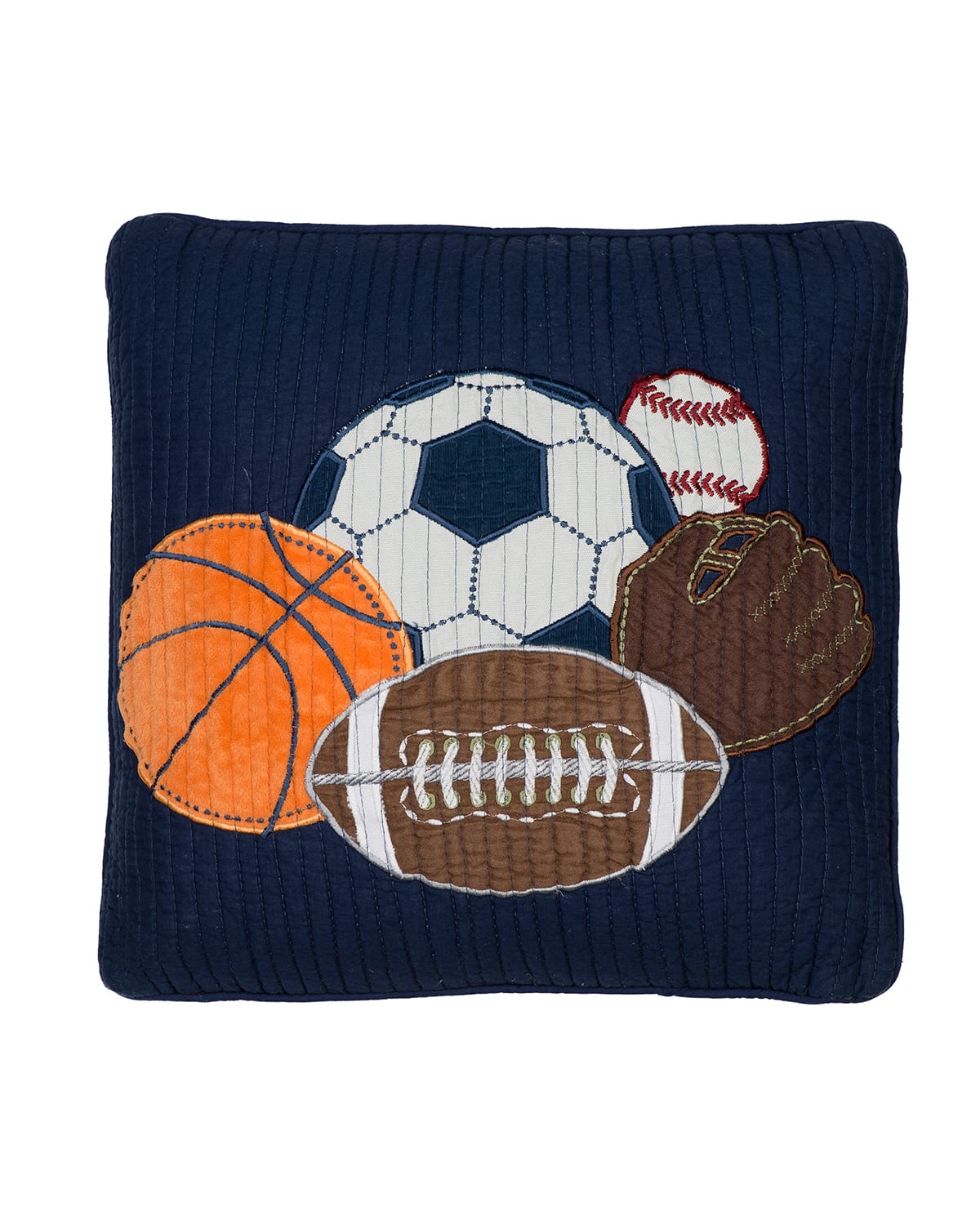 Shop Levtex Kids' Mvp Sports Pillow In Multi