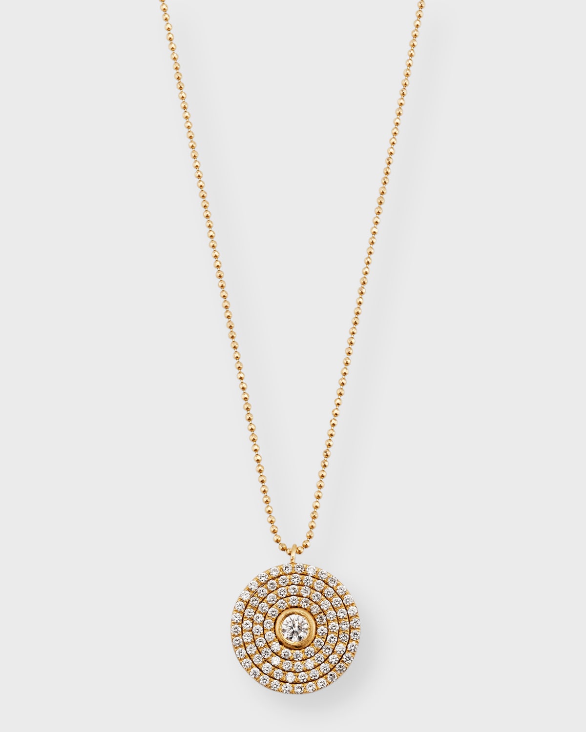 Dominique Cohen 18k Gold Mosaic Diamond Pendant Necklace (Large)