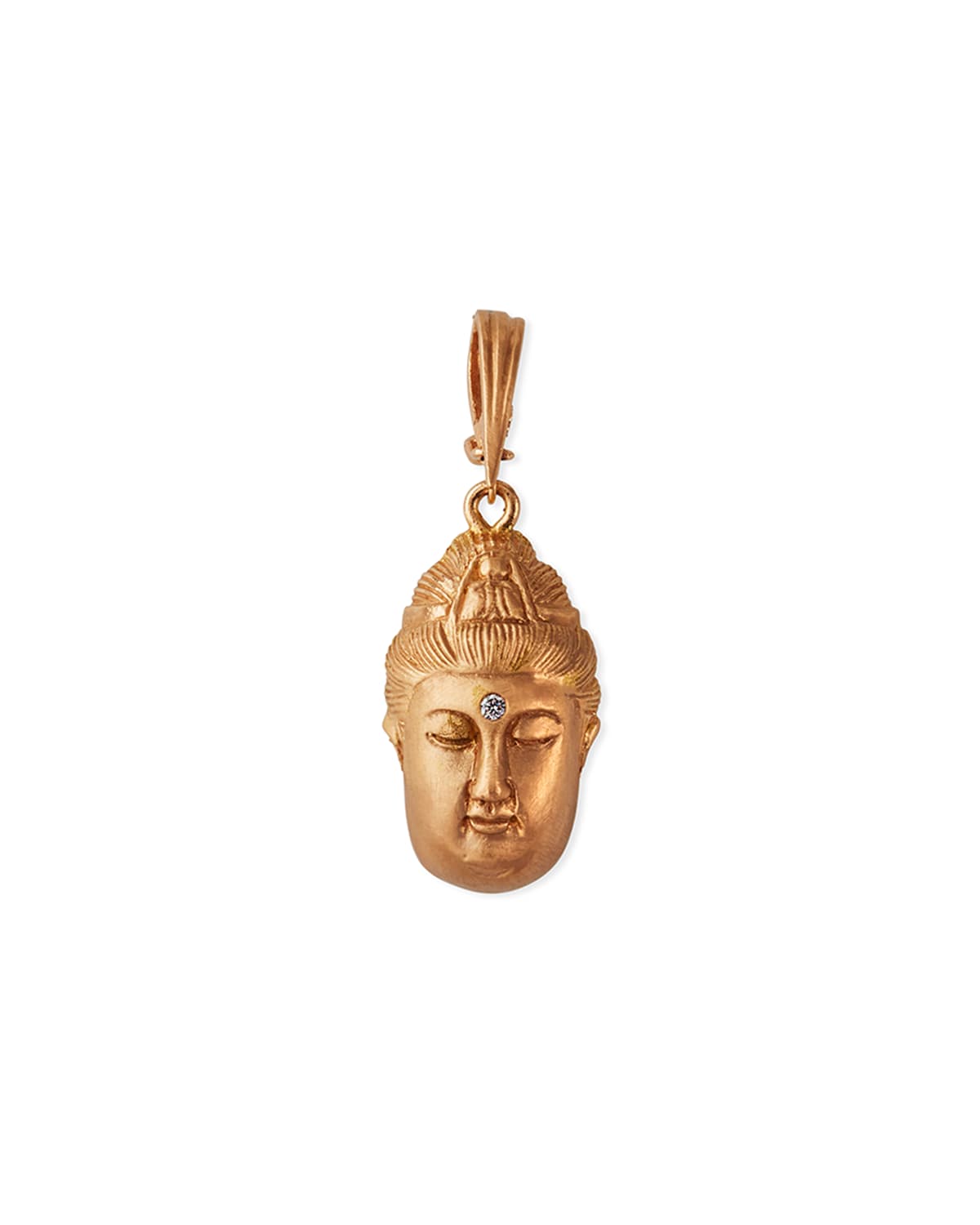 18k Rose Gold Buddha Enhancer w/ Diamond