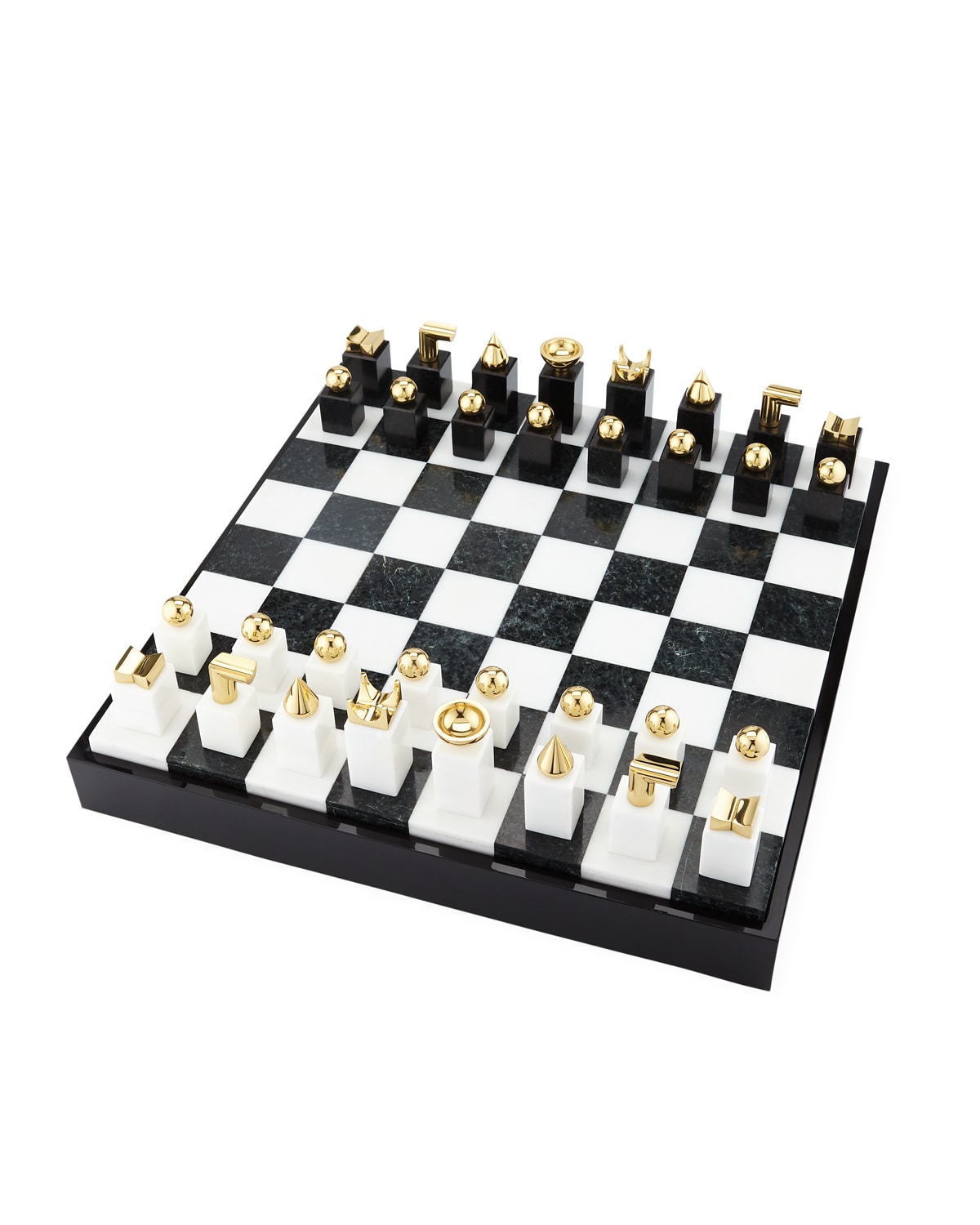 Shop L'objet Chess Set In Black/white
