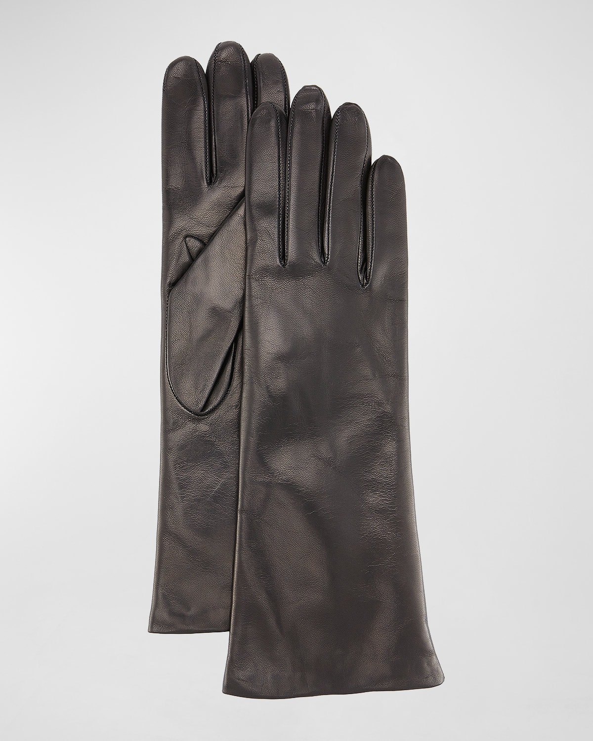 Cashmere-Lined Napa Leather Gloves