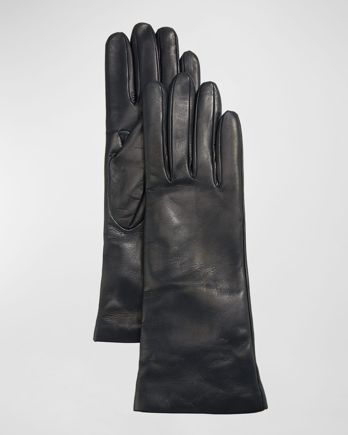 Portolano Napa Leather Gloves In Navy