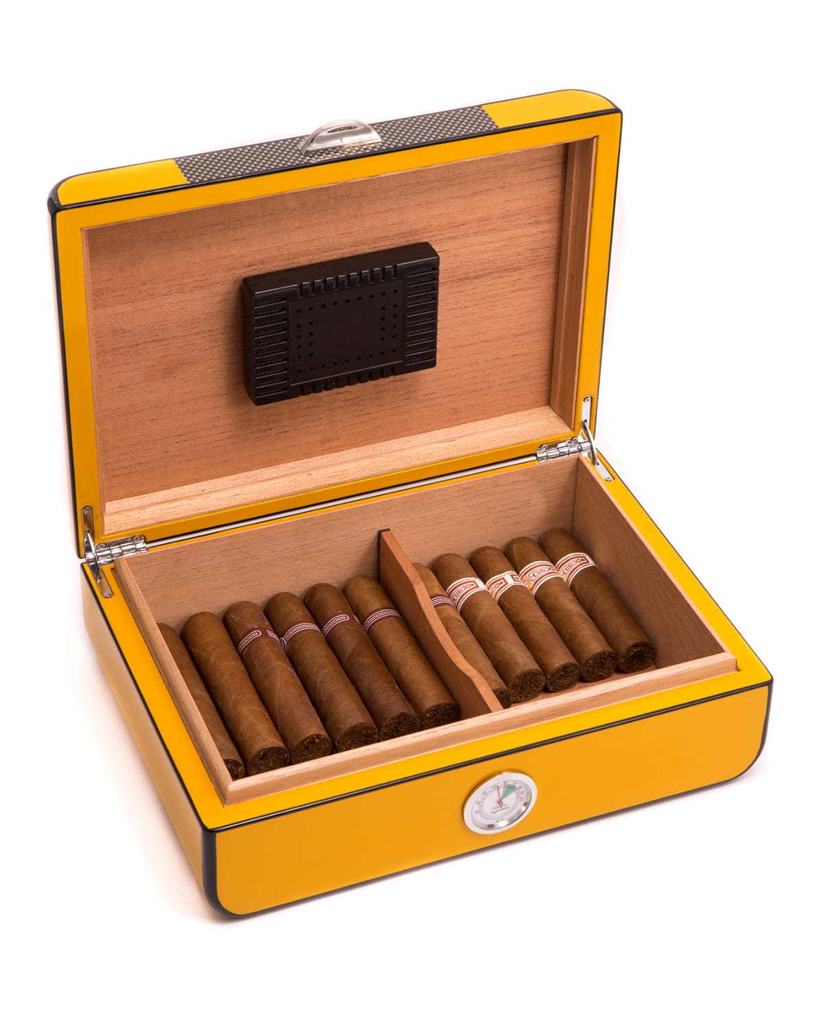 Carbon Fiber Lacquered Cigar Humidor