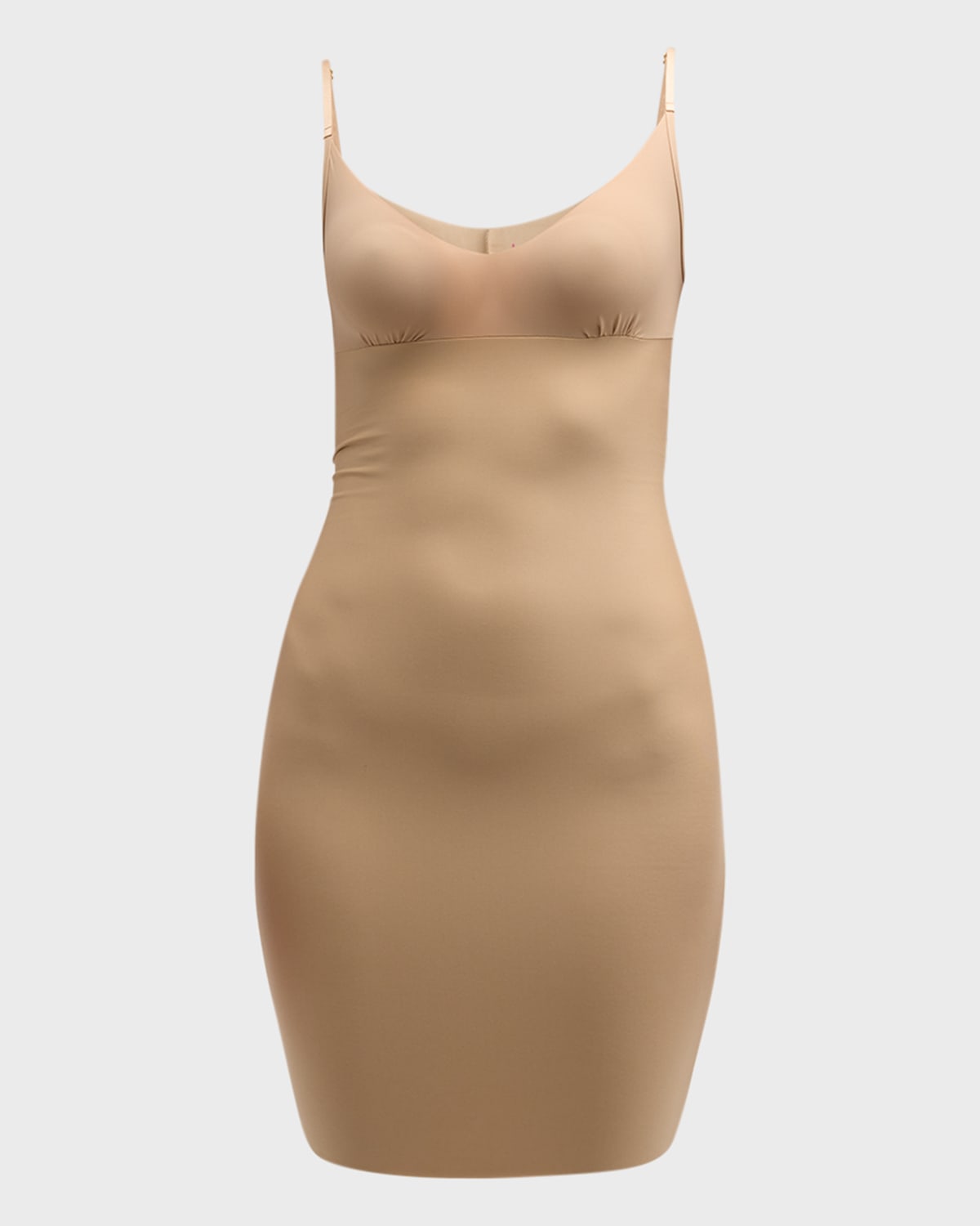 Shop Commando Two-faced Tech Control Full Slip In Beige