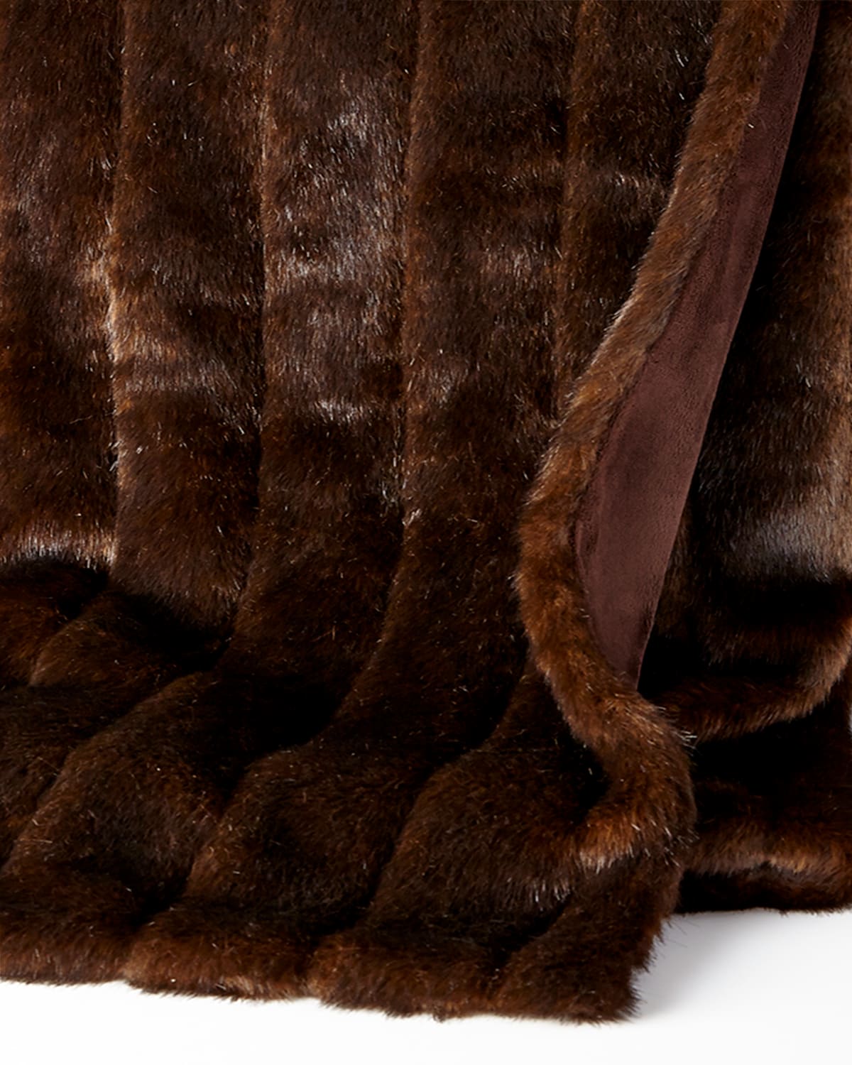 Fabulous Furs Signature Series Faux-fur Throw In Sable