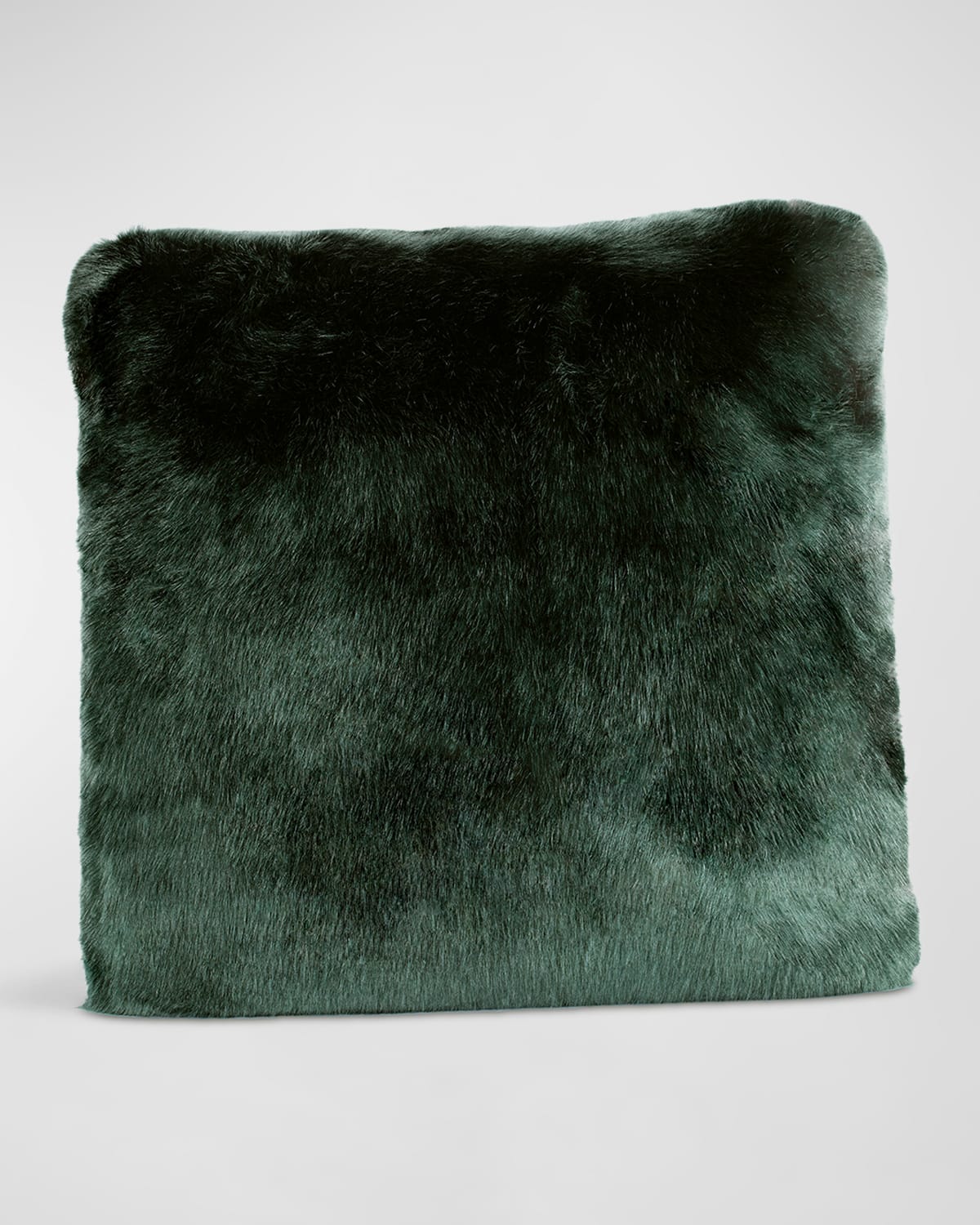 Shop Fabulous Furs Couture Collection Pillow In Emerald Mink