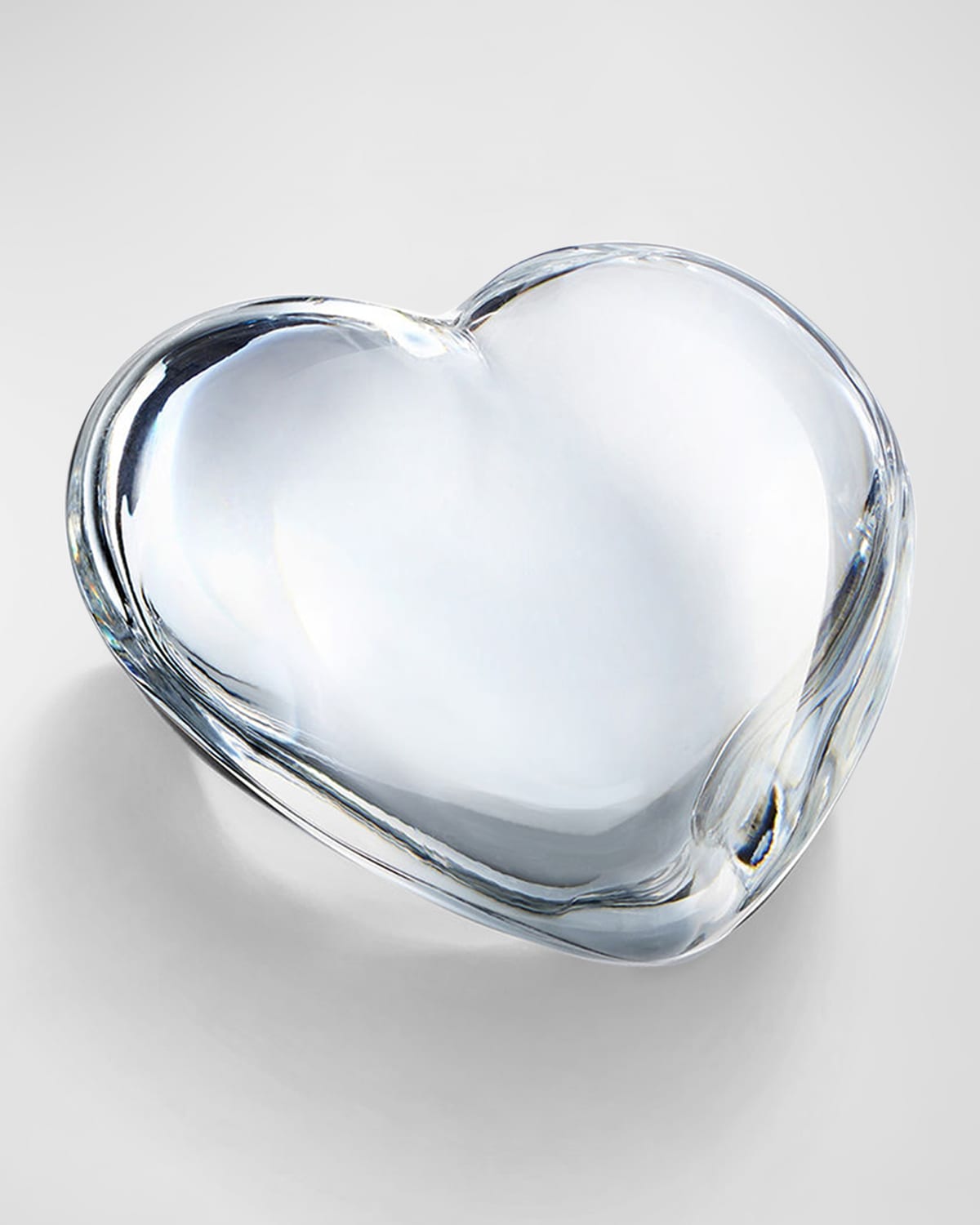 Baccarat Ruby Puffed Heart In Clear