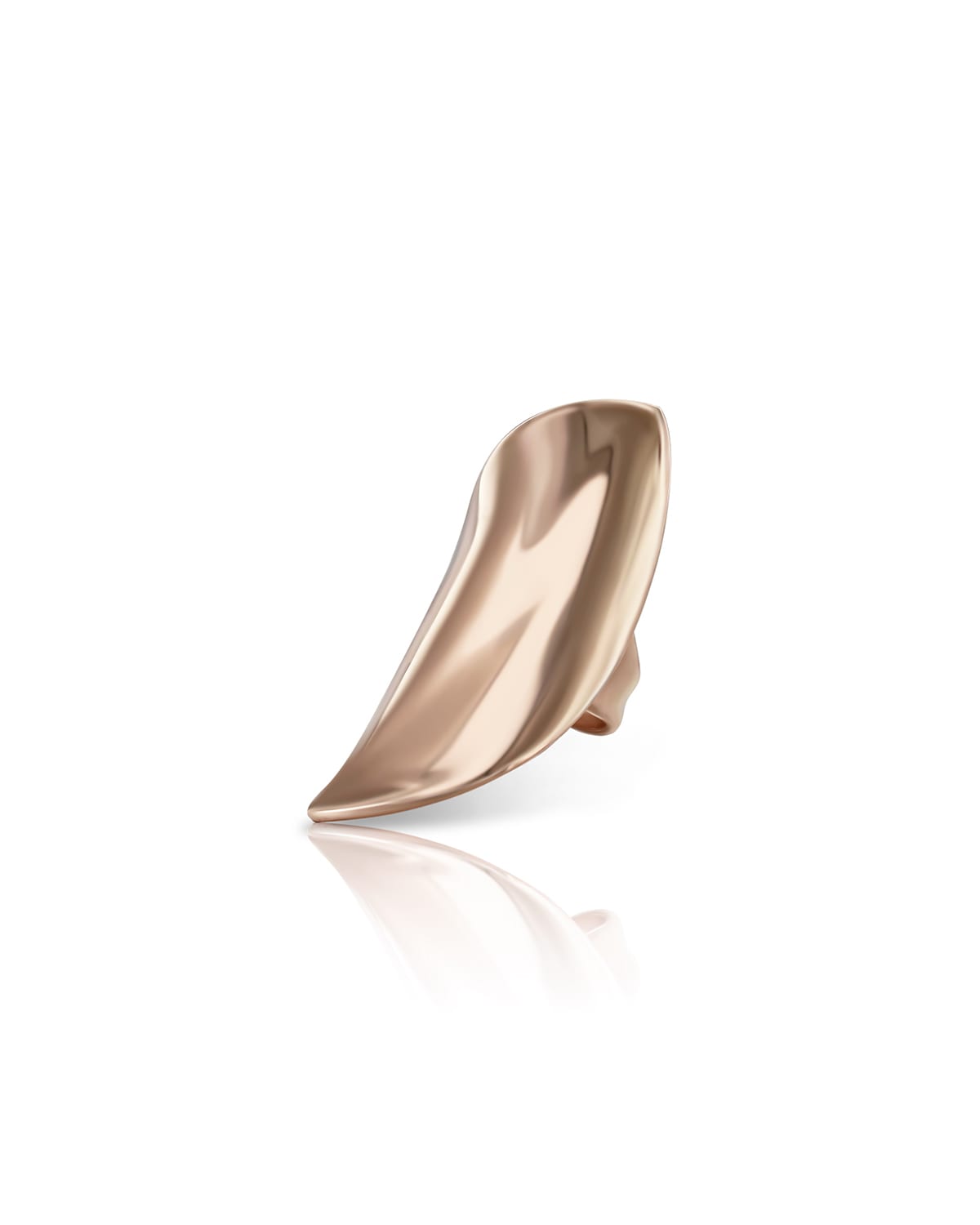 18k Rose Gold Lakshmi Ring, Size 6.5