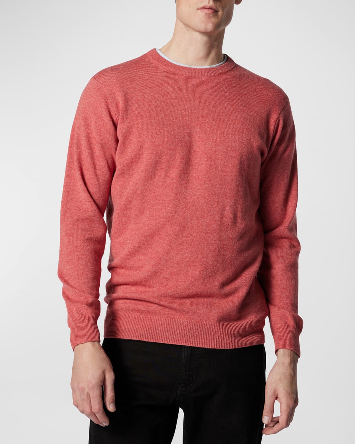 Rodd & Gunn Men's Queenstown Optim Wool-cashmere Sweater In Dusty Rose