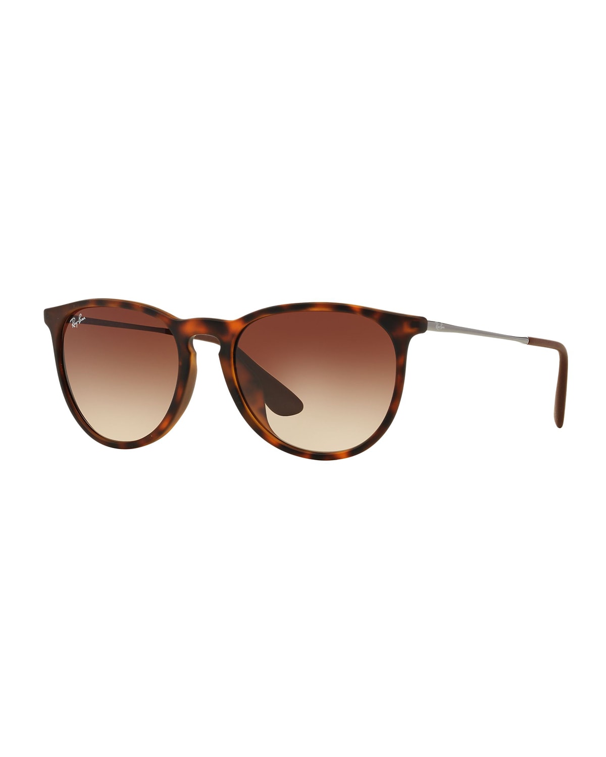 Ray Ban Gradient Aviator Sunglasses In Brown