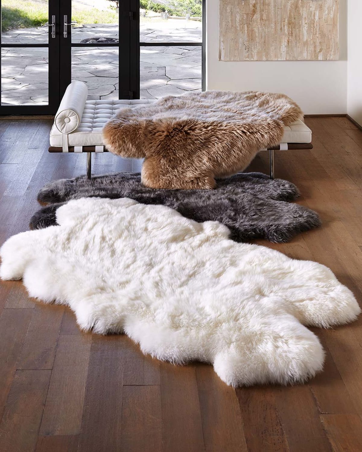 Ugg Sheepskin Area Throw Rug, 4' X 6'