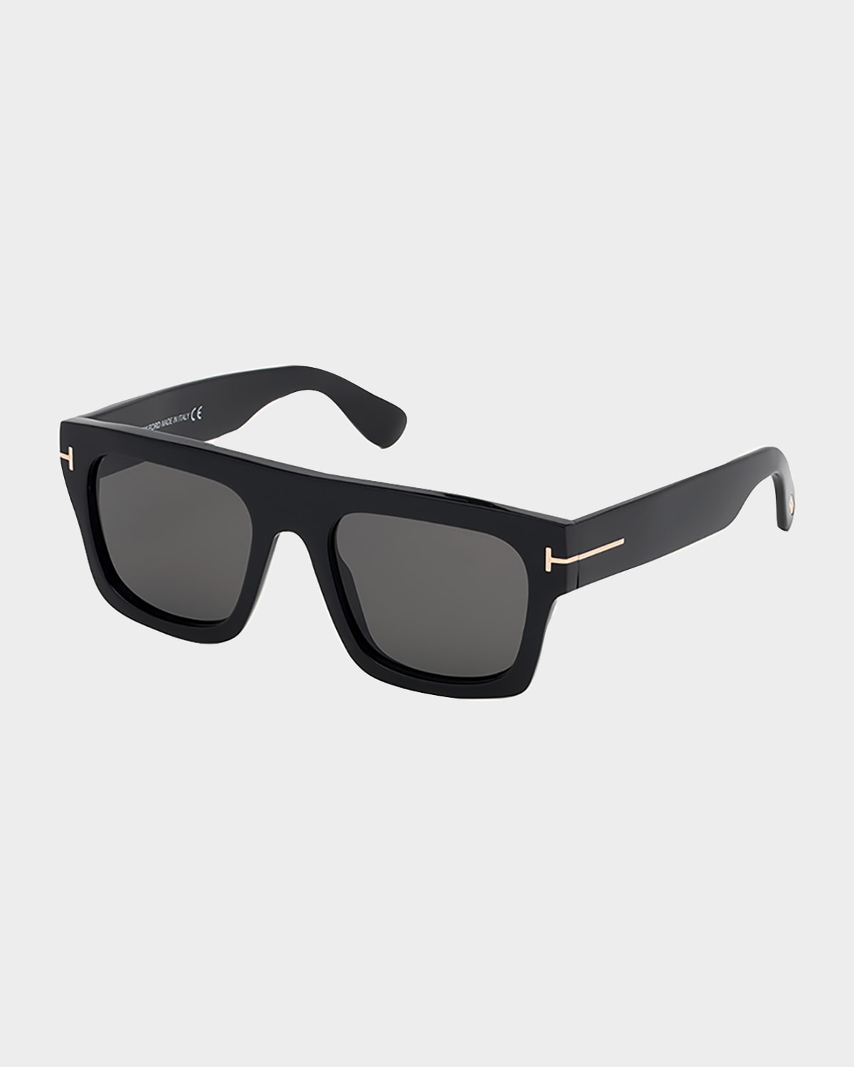 Tom Ford Fausto Square-frame Acetate Sunglasses In Black