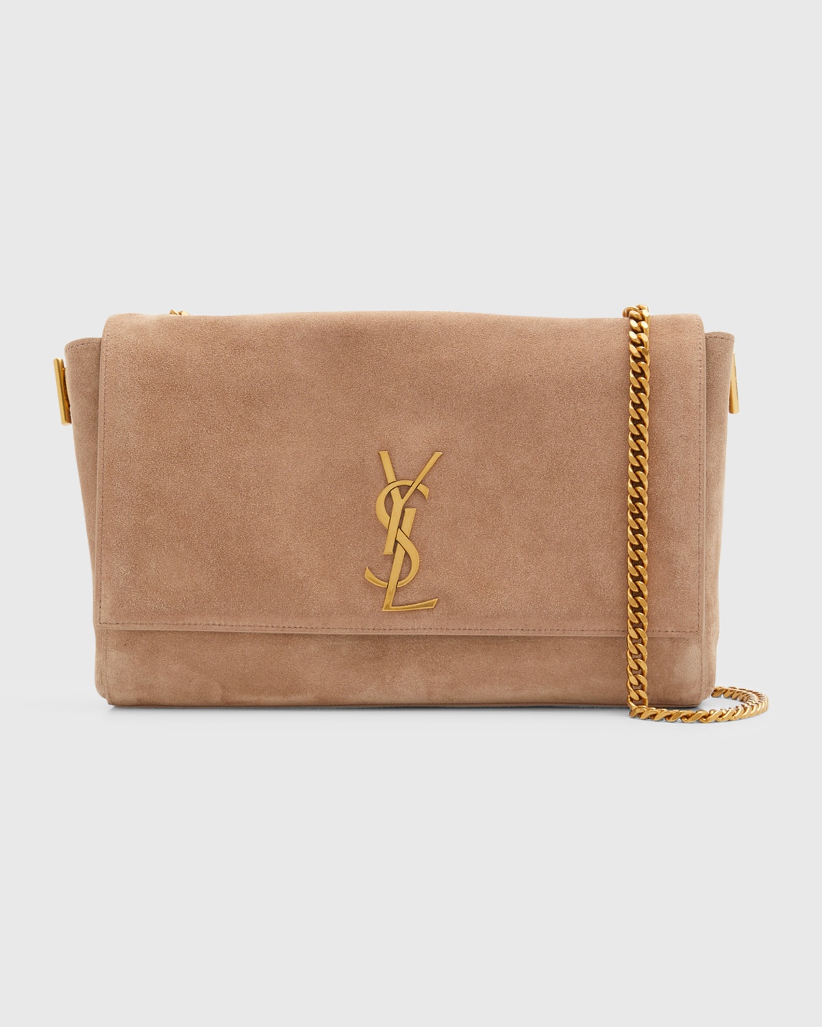 Saint Laurent Soft Kate Medium Reversible Ysl Monogram Crossbody Bag In Rose