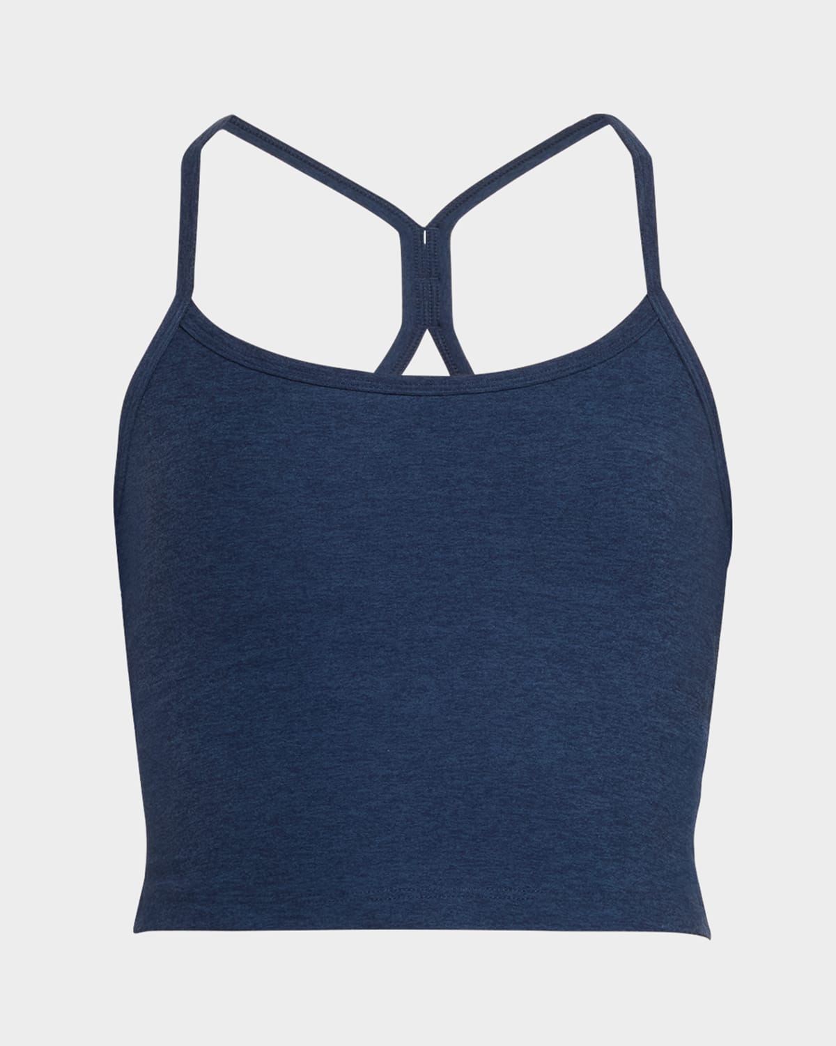 Space-dye Slim Racerback Cropped Tank