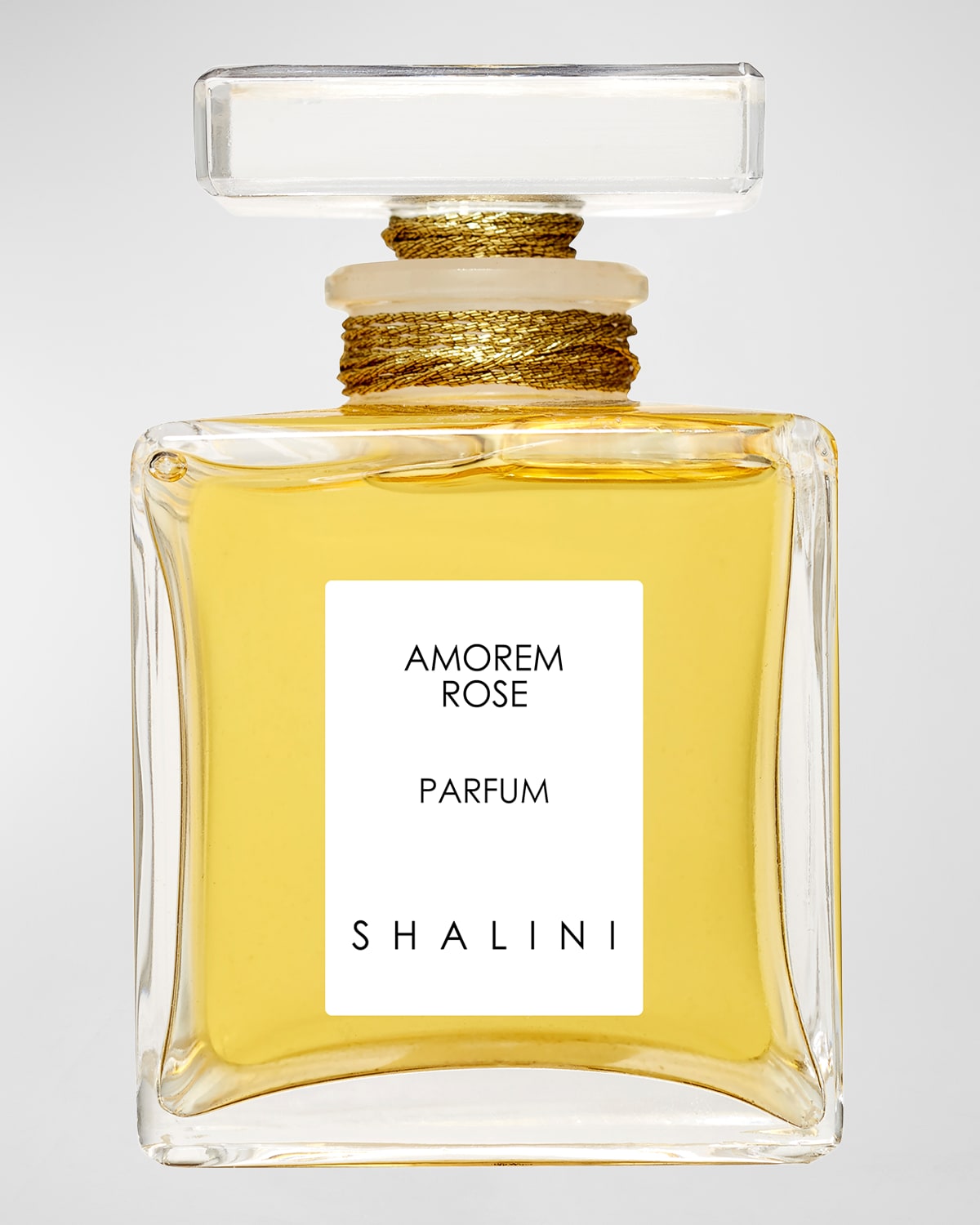 Shop Shalini Parfum Amorem Rose Cubique Glass Bottle With Glass Stopper, 1.7 Oz./ 50 ml