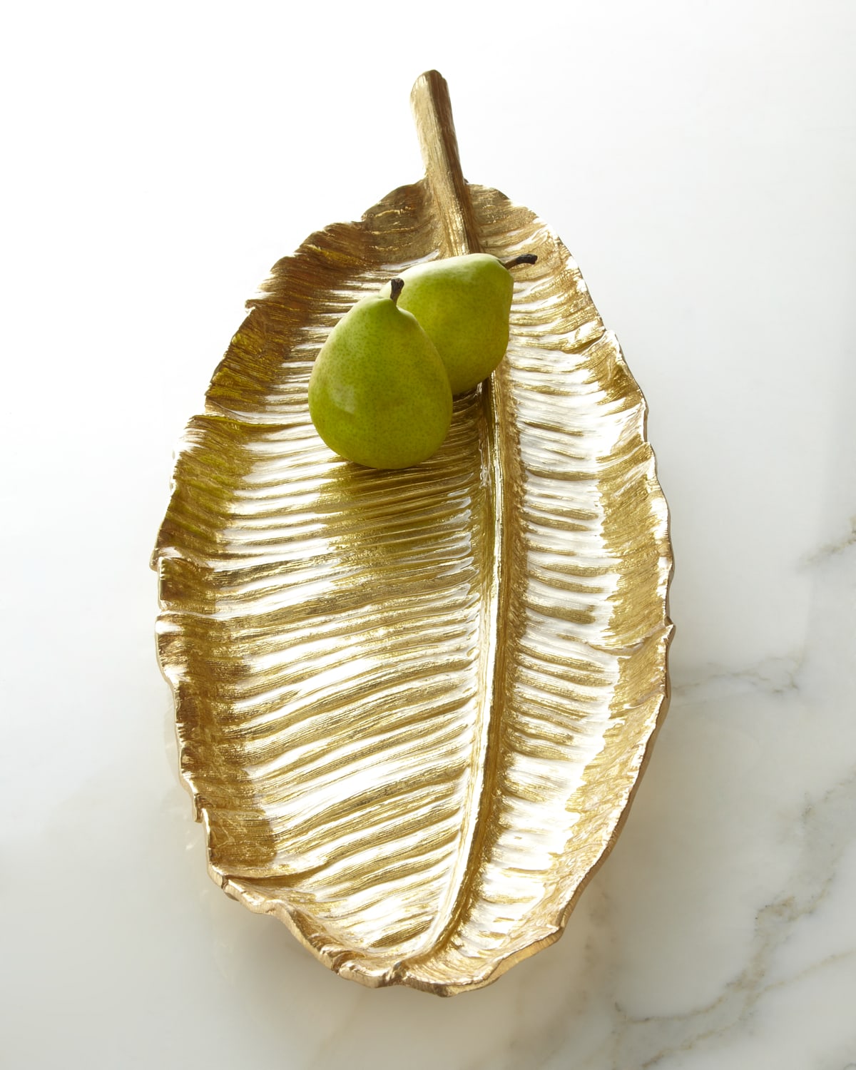 Michael Aram New Leaves Large Banana Leaf Platter
