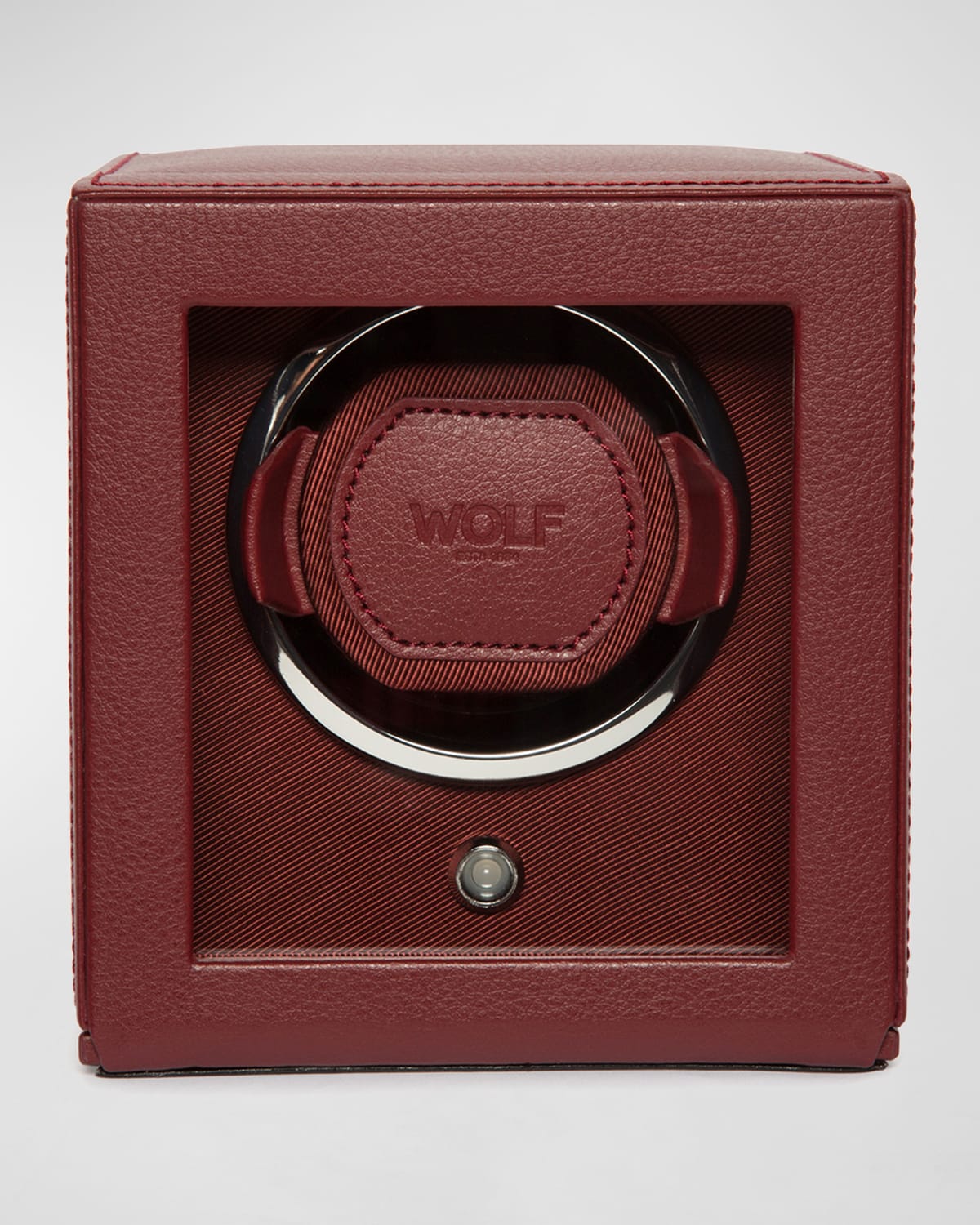 Wolf Cub Watch Winder With Cover In Red