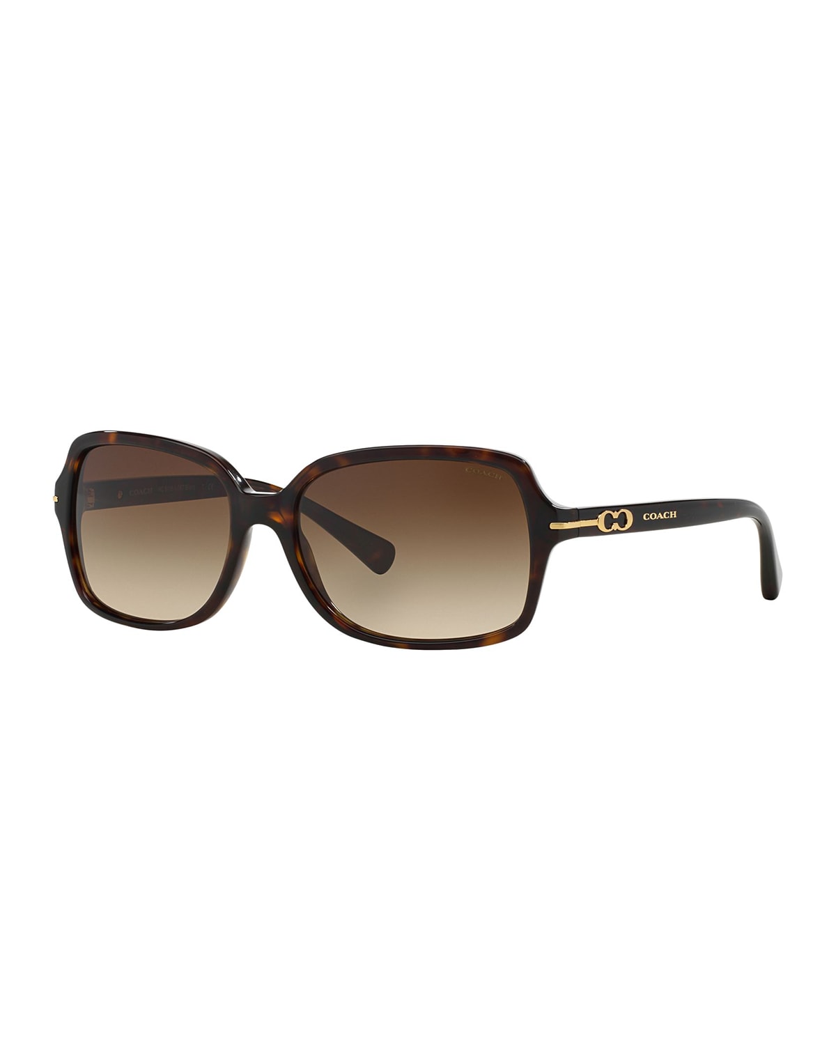 COACH RECTANGLE ACETATE SUNGLASSES,PROD215890226