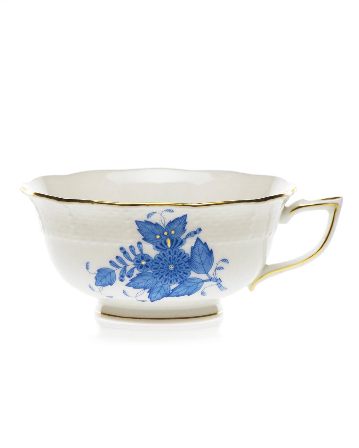 HEREND BLUE CHINESE BOUQUET TEACUP