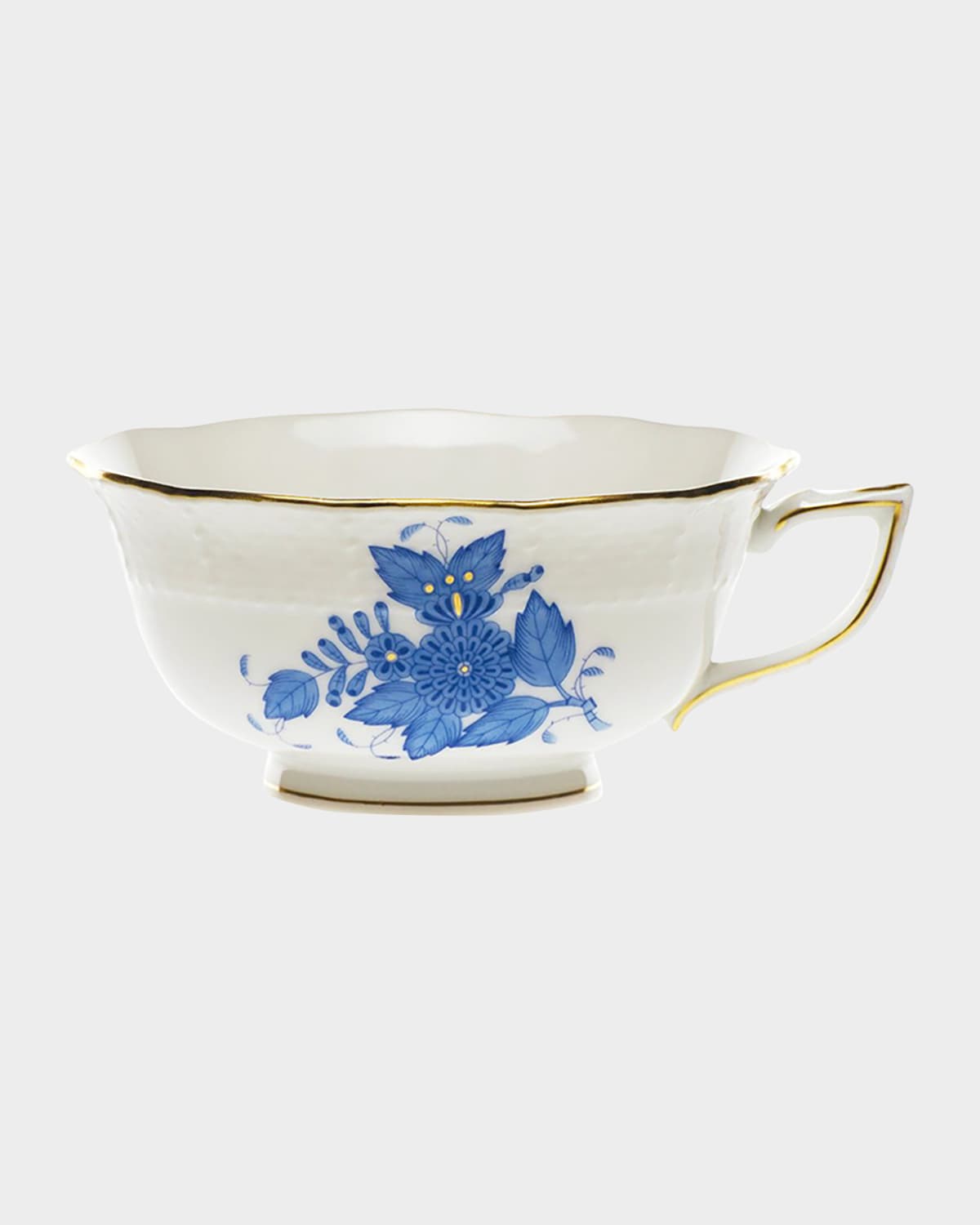 HEREND BLUE CHINESE BOUQUET TEACUP