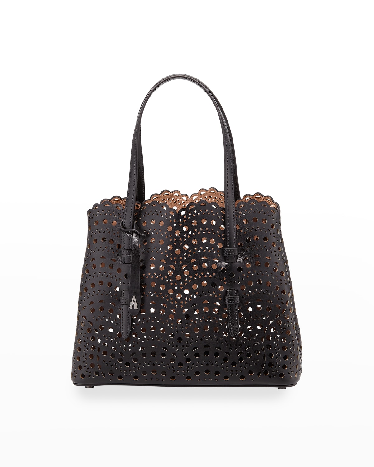 Mina 25 Tote Bag in Vienne Wave Perforated Leather