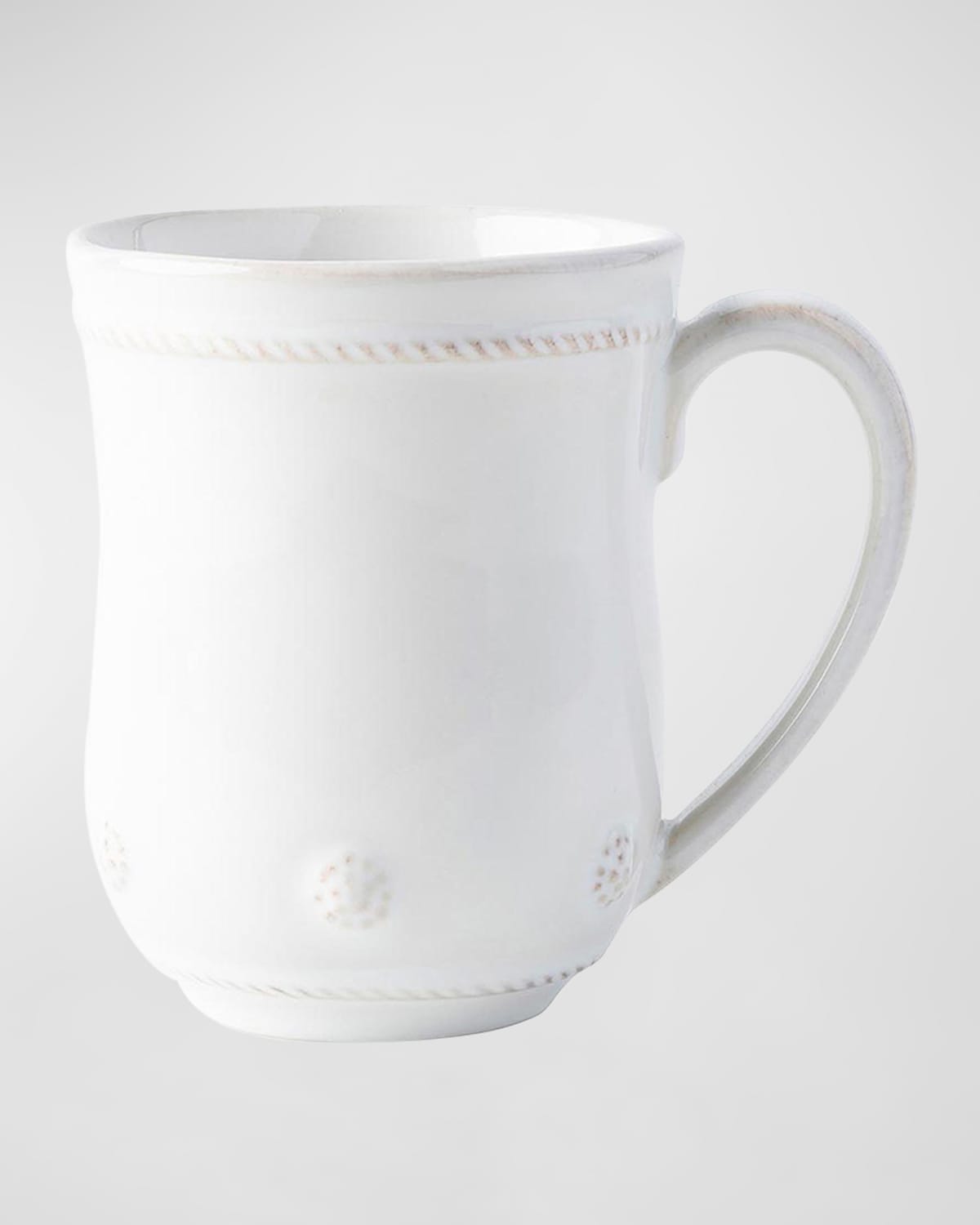 Juliska Berry & Thread Whitewash Mug In Whitewash