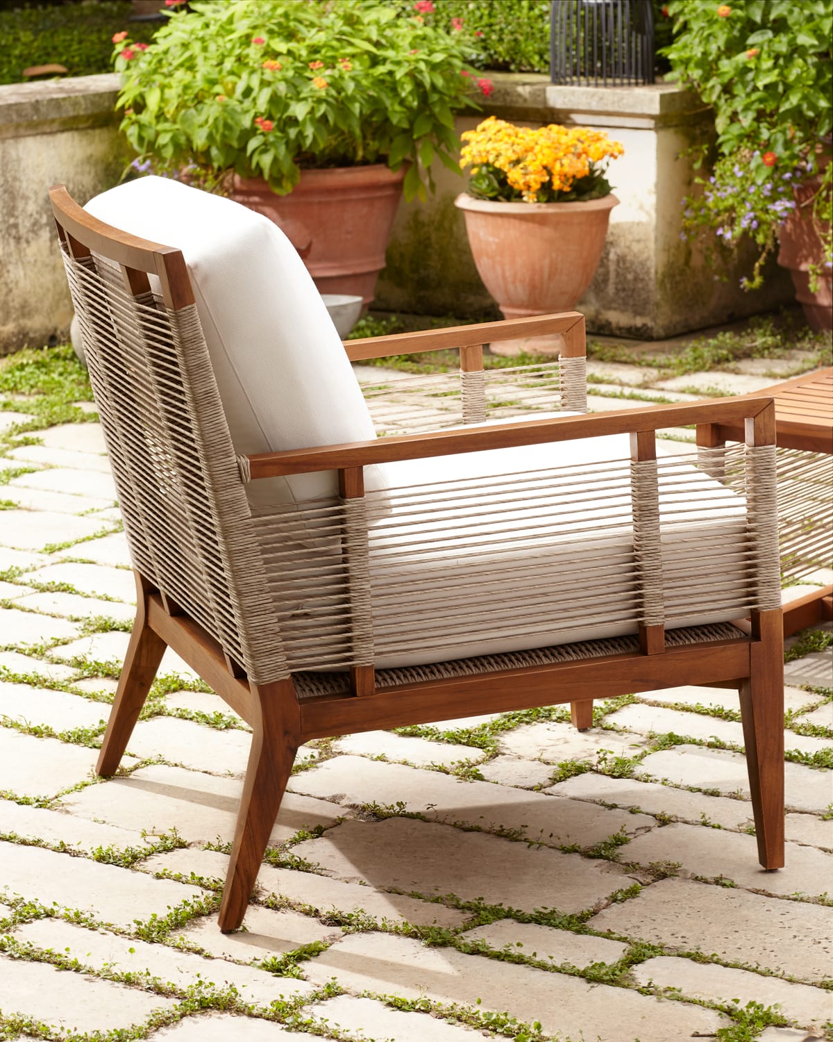 Amalfi Outdoor Lounge Chair with Cushions