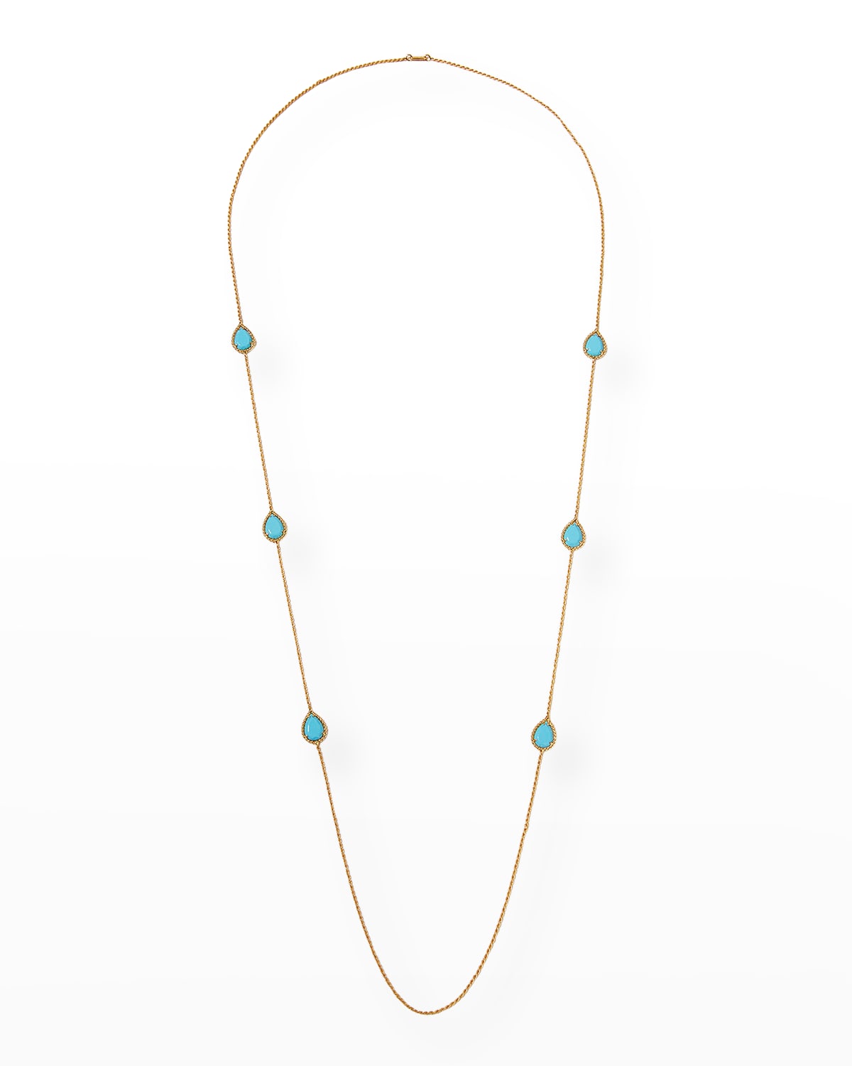 Serpent Boheme Small Turquoise 6-Motif Long Necklace