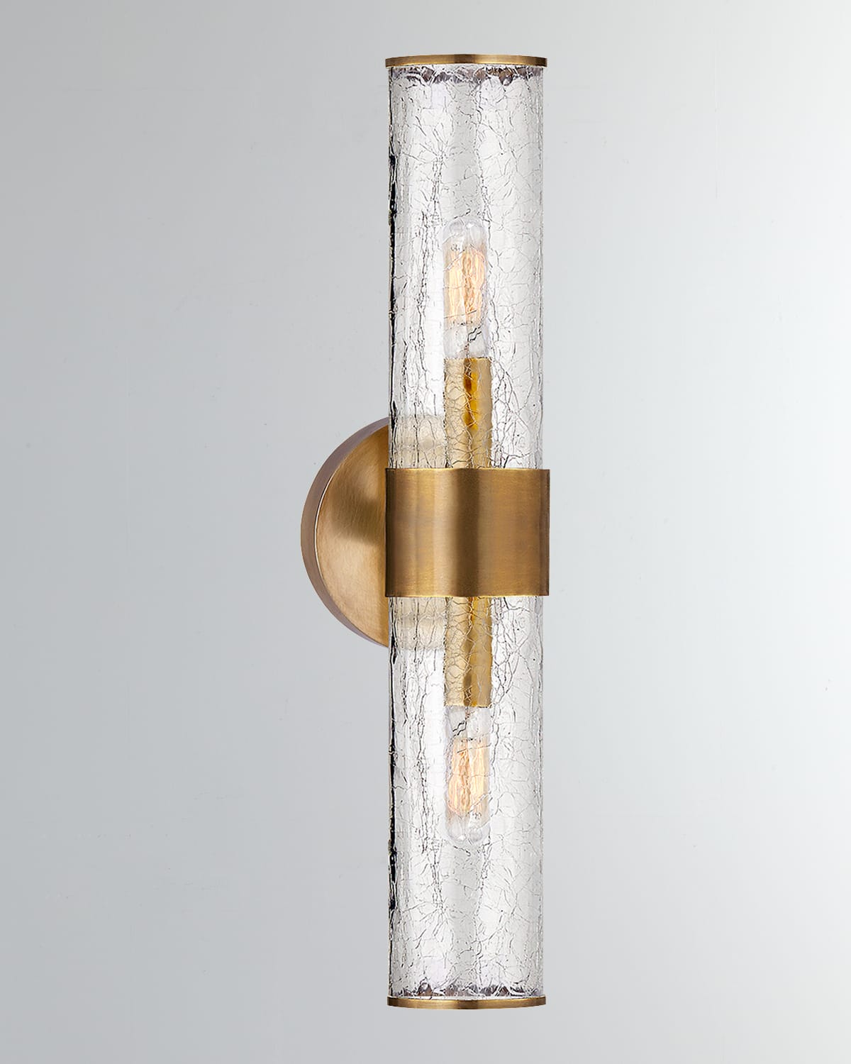 Visual Comfort Signature Liaison Medium Sconce By Kelly Wearstler In Antique Brass
