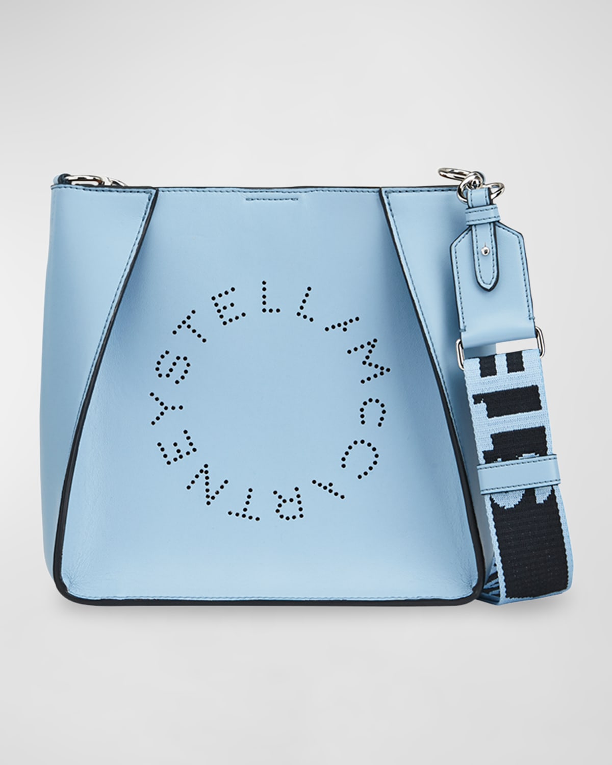 Stella McCartney Perforated Logo Alter Napa Crossbody Bag