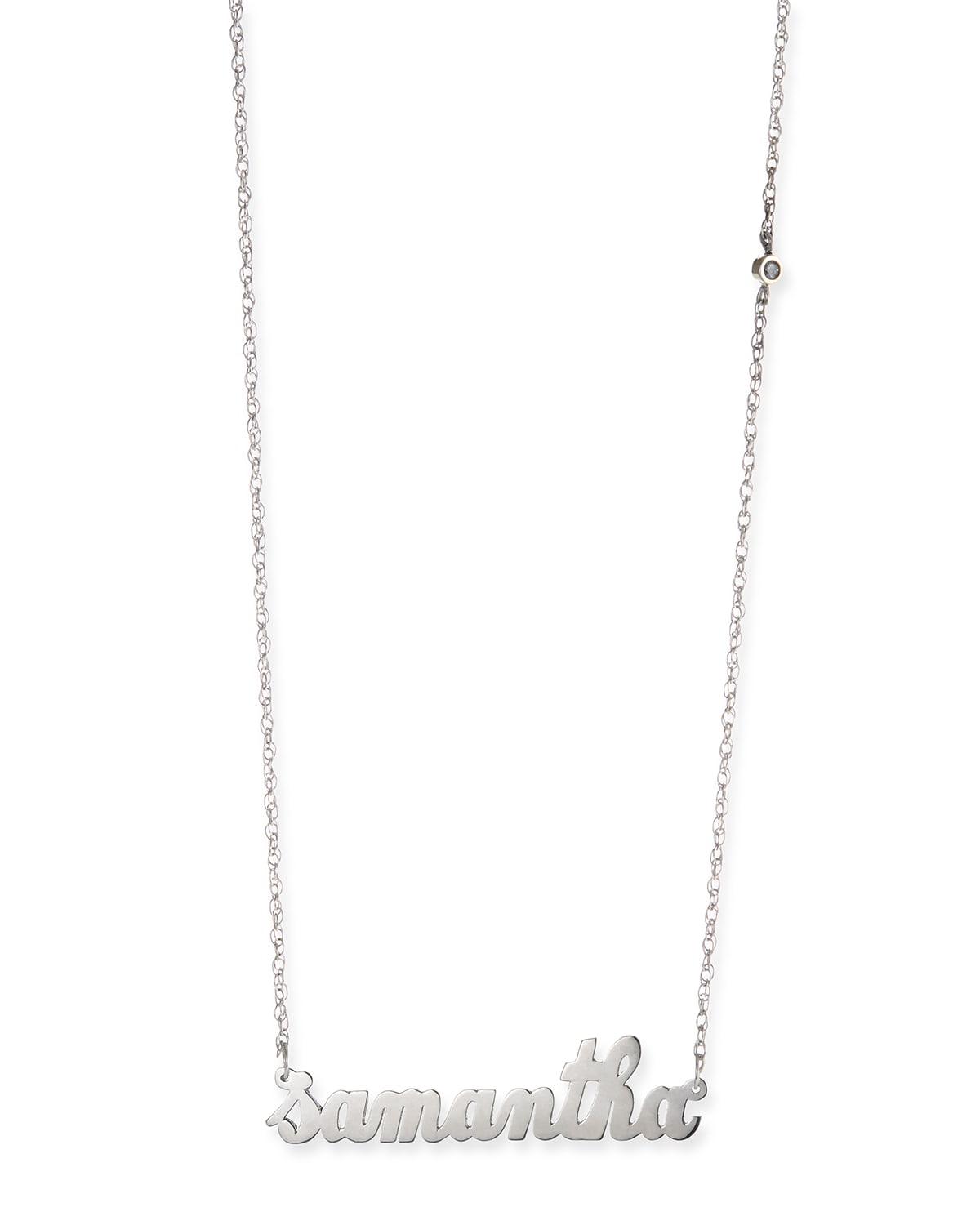Jennifer Zeuner Abigail Personalized Diamond Necklace