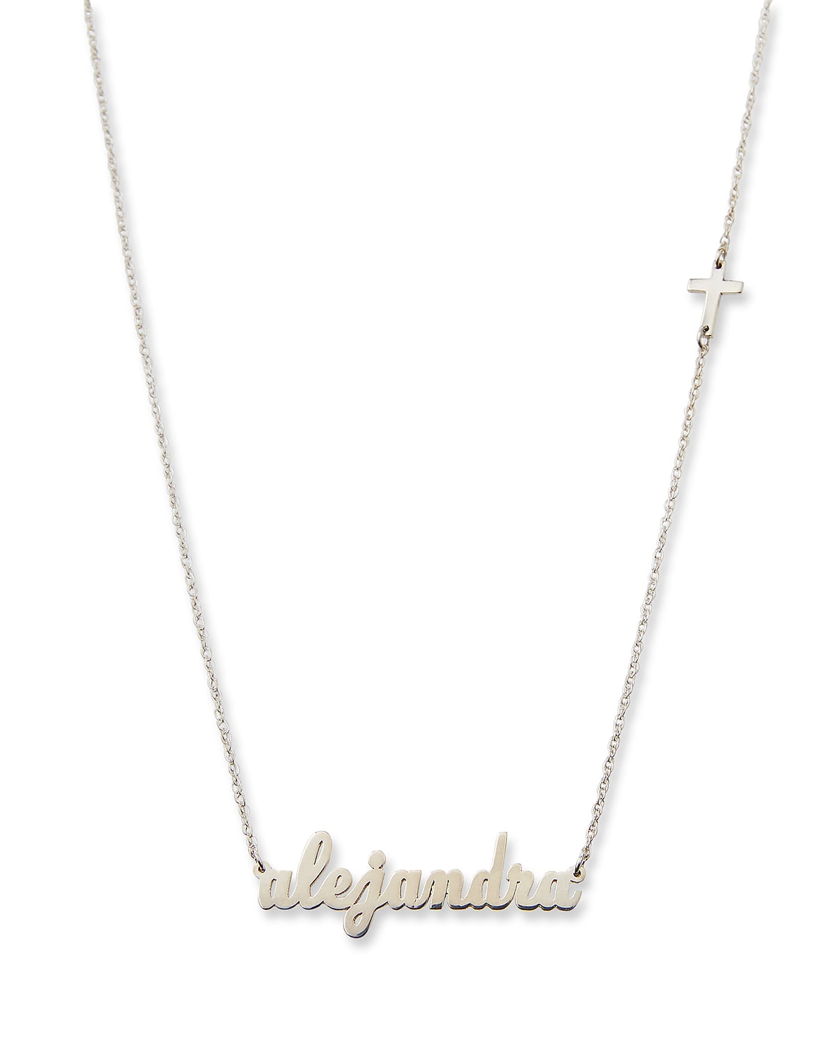 Jennifer Zeuner Abigail Personalized Cross Necklace