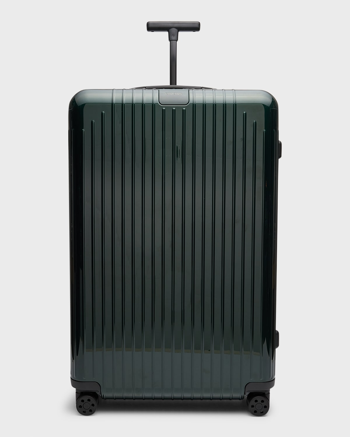 Shop Rimowa Essential Lite Check-in L Spinner Luggage In Green