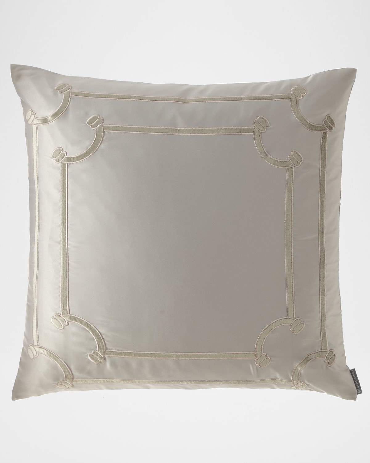 Lili Alessandra Vendome Euro Sham In Pewter