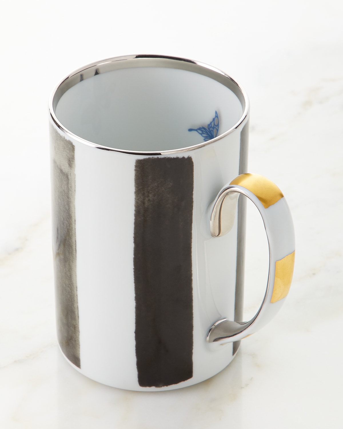 Christian Lacroix Sol Y Sombra Mug In Black And White