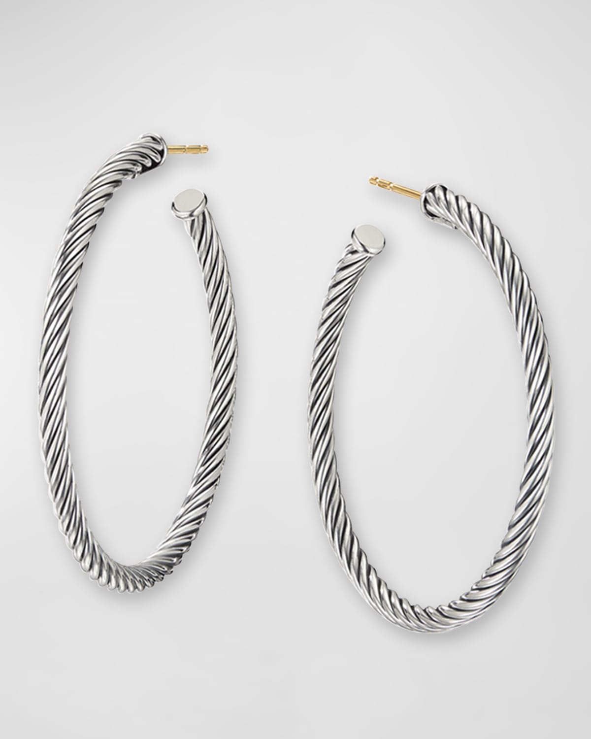 David Yurman Cablespira Hoop Earrings, 1.5"