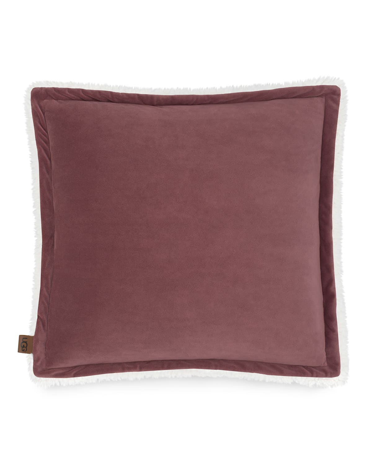 Shop Ugg Bliss Sherpa Pillow In Dusty Rose